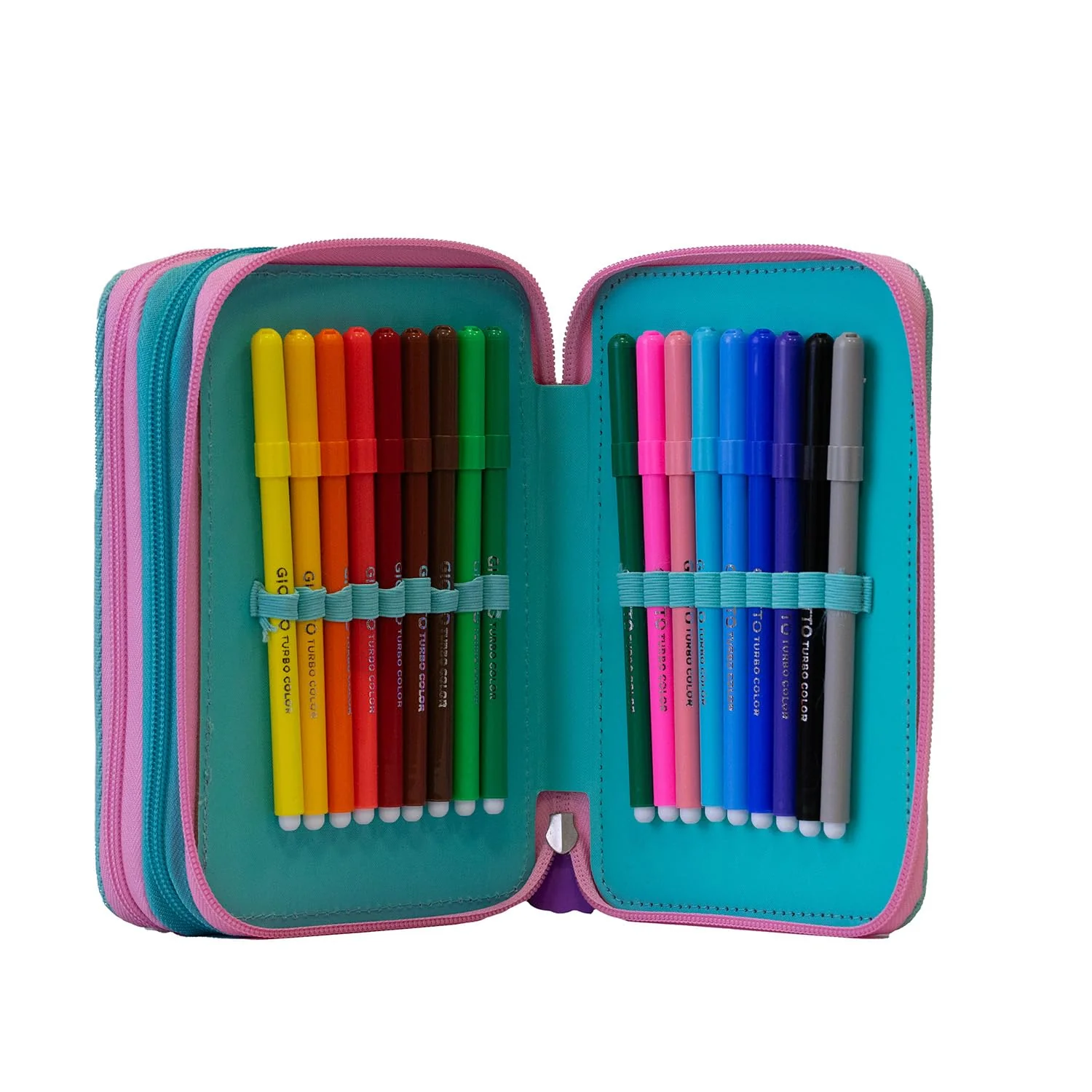 Maricart | Astuccio a Tre Scomparti per Bambina da Scuola Elementare, Astuccio Completo di 44 Pezzi a Tre Zip con Portapenne – BFF by Cry Babies - Image 7