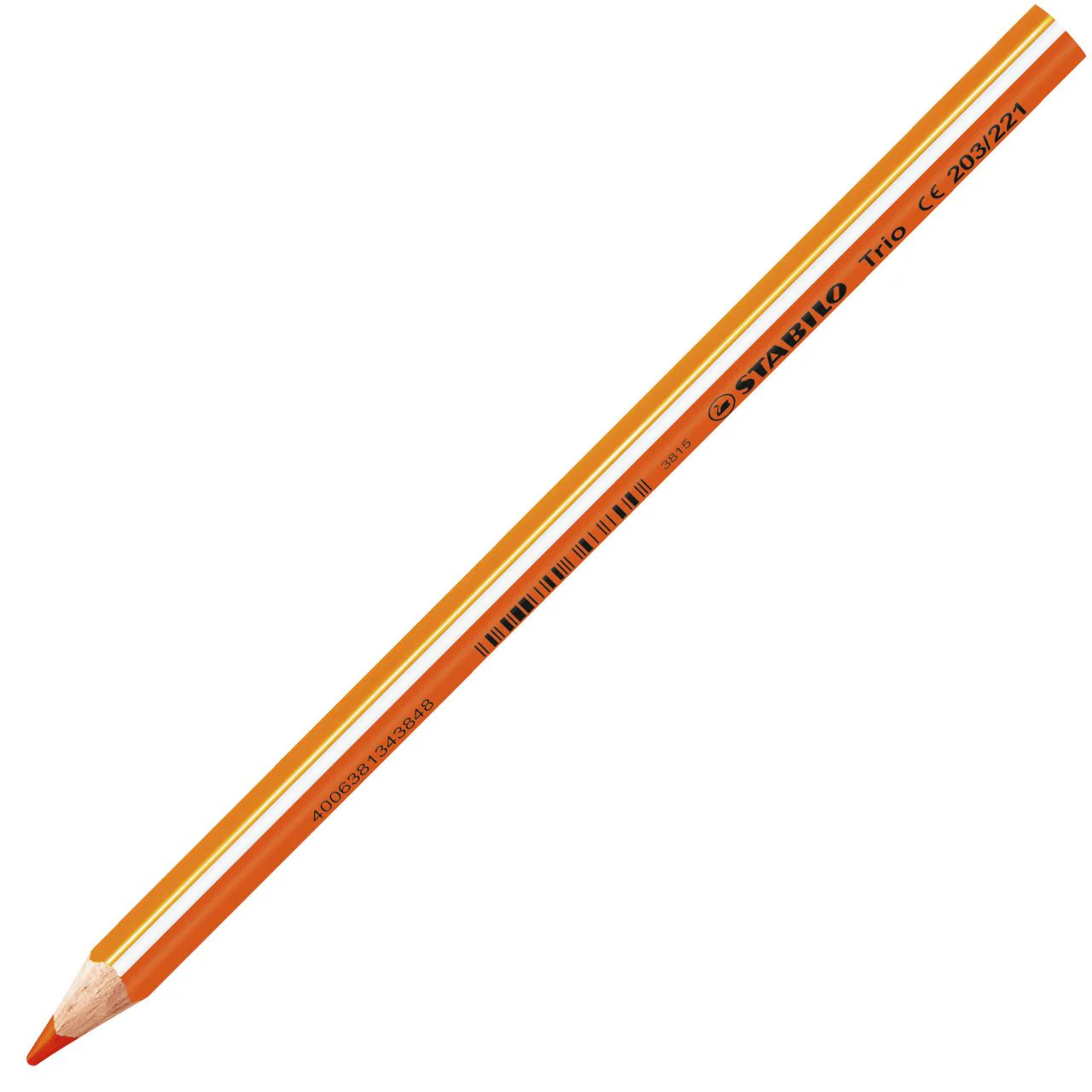 Matita colorata triangolare - STABILO Trio thick - Arancione - Image 7