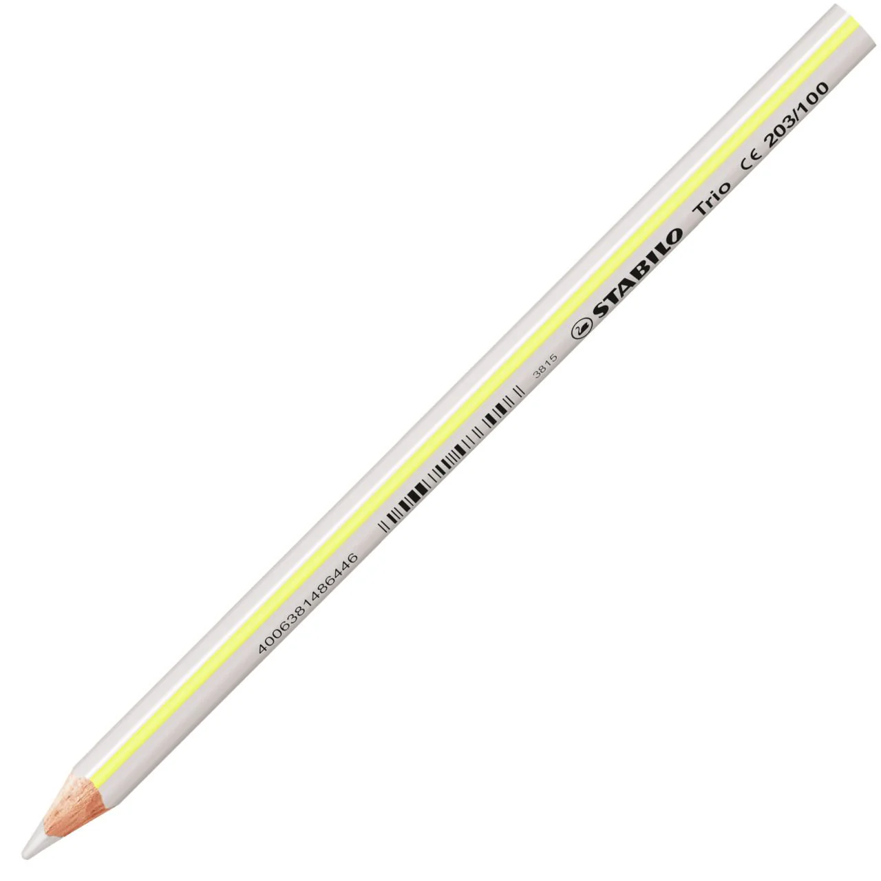 Matita colorata triangolare - STABILO Trio thick - Bianco - Image 7