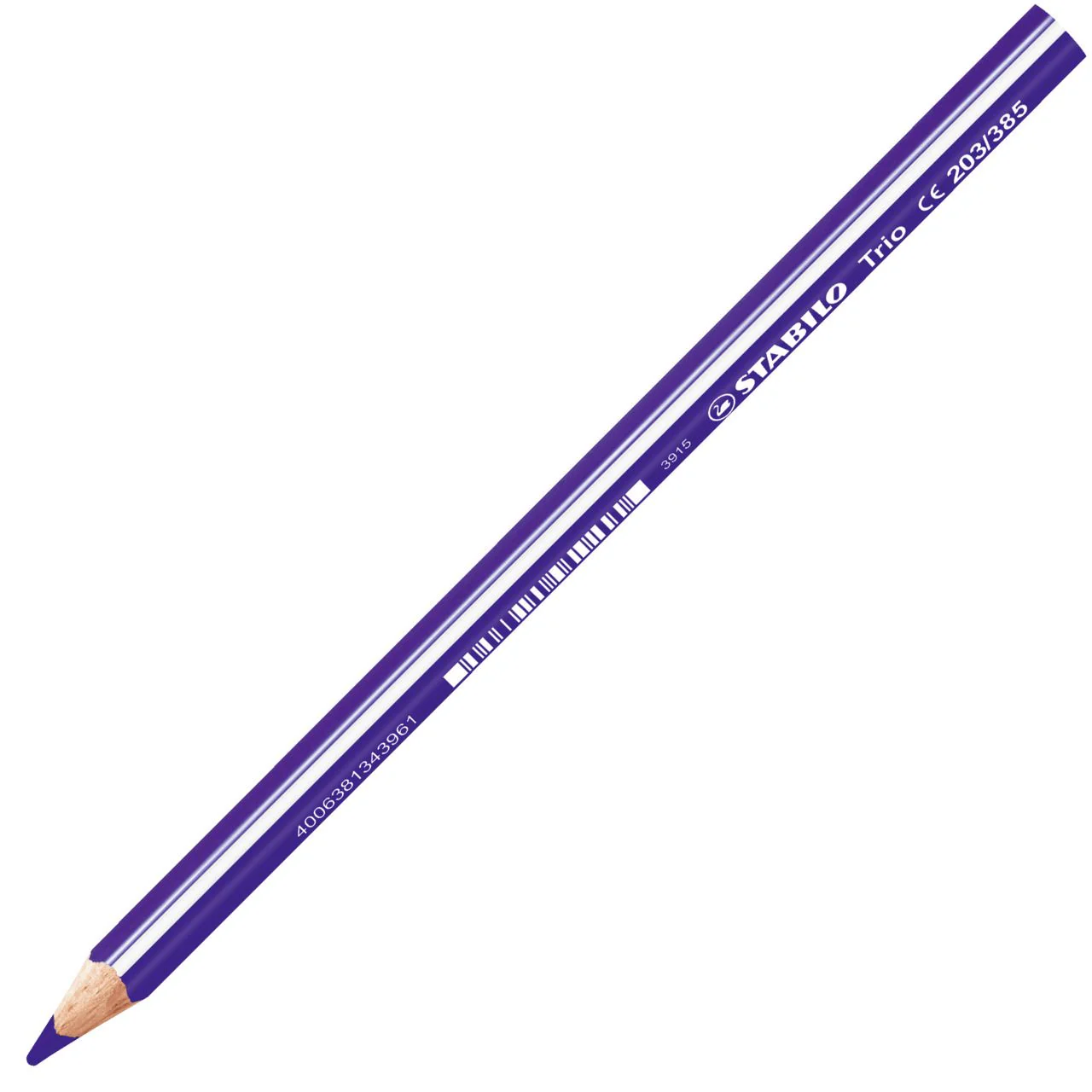 Matita colorata triangolare - STABILO Trio thick - Blu viola - Image 7