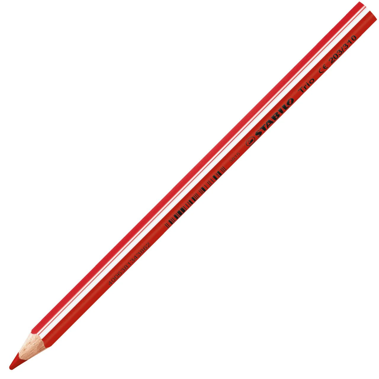Matita colorata triangolare - STABILO Trio thick - Rosso - Image 7