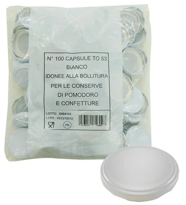 Maury's - Tappi Capsula per Confettura 53mm - Confezione da 100 - Image 2