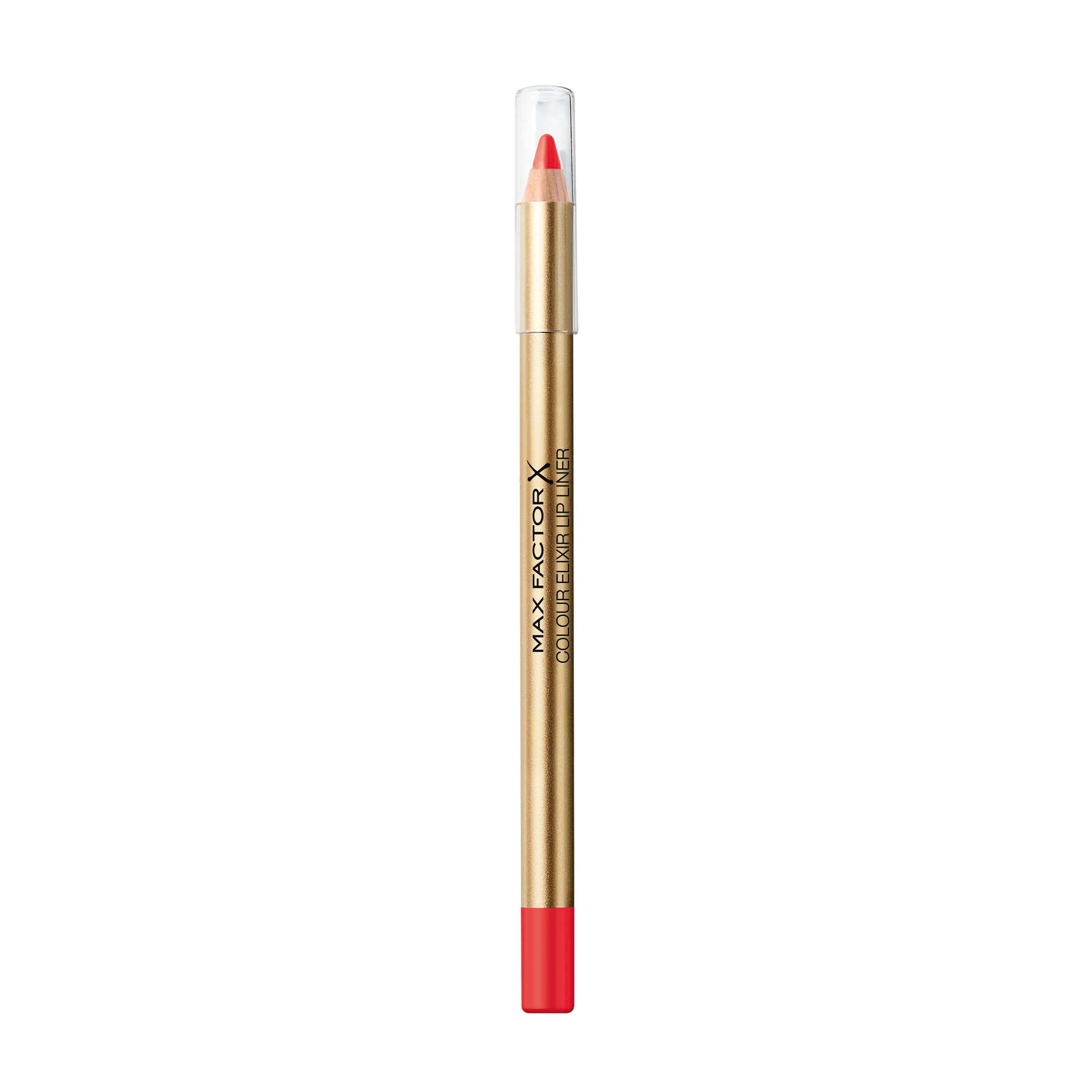 Max Factor, Colour Elixir Lip Liner, Matita Labbra Lunga Durata, Colore Intenso, 55 Red Poppy