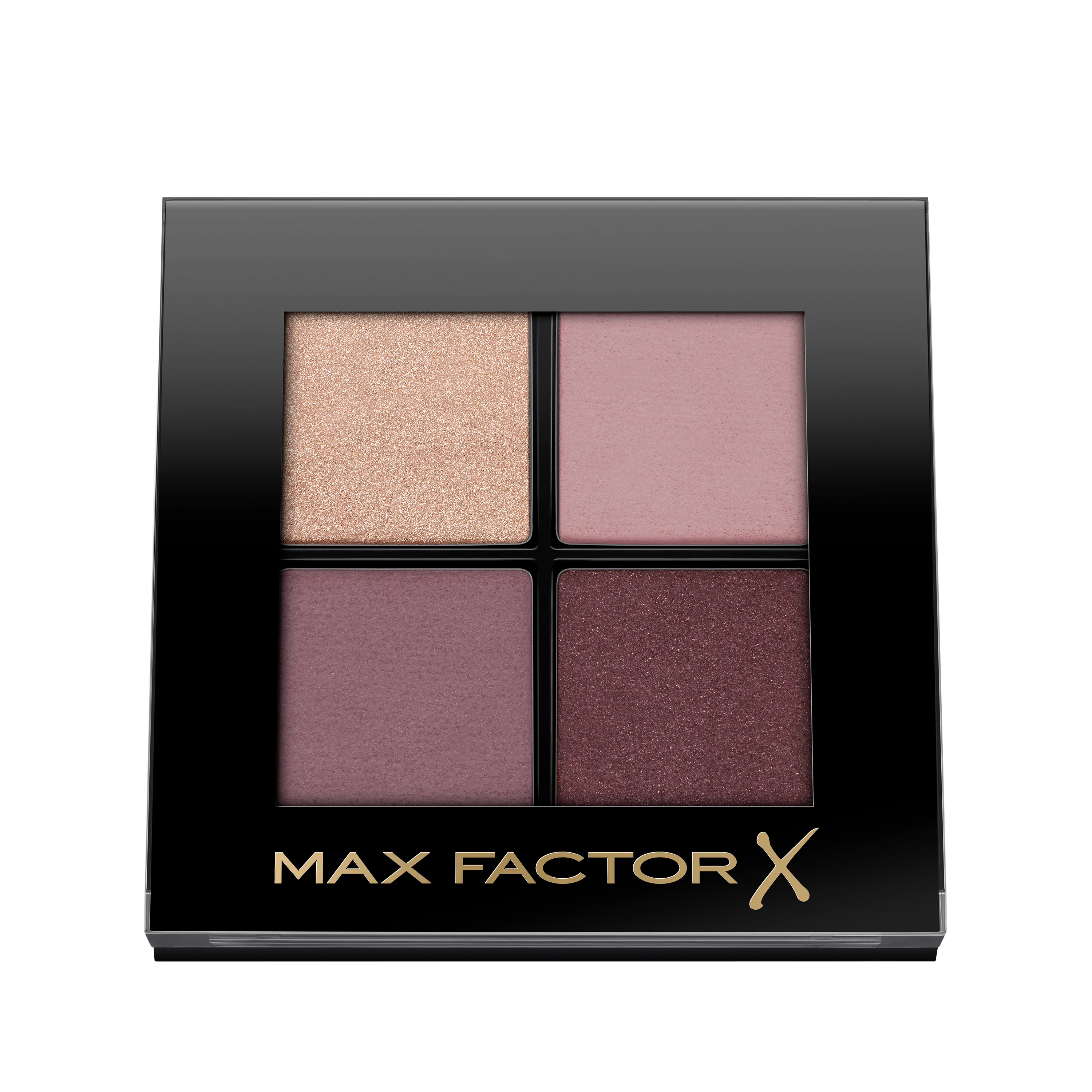 Max Factor Colour X-Pert Soft Touch Palette Ombretti, 4 Ombretti dal Colore Intenso, Altamente Sfumabili, 002 Crushed Blooms