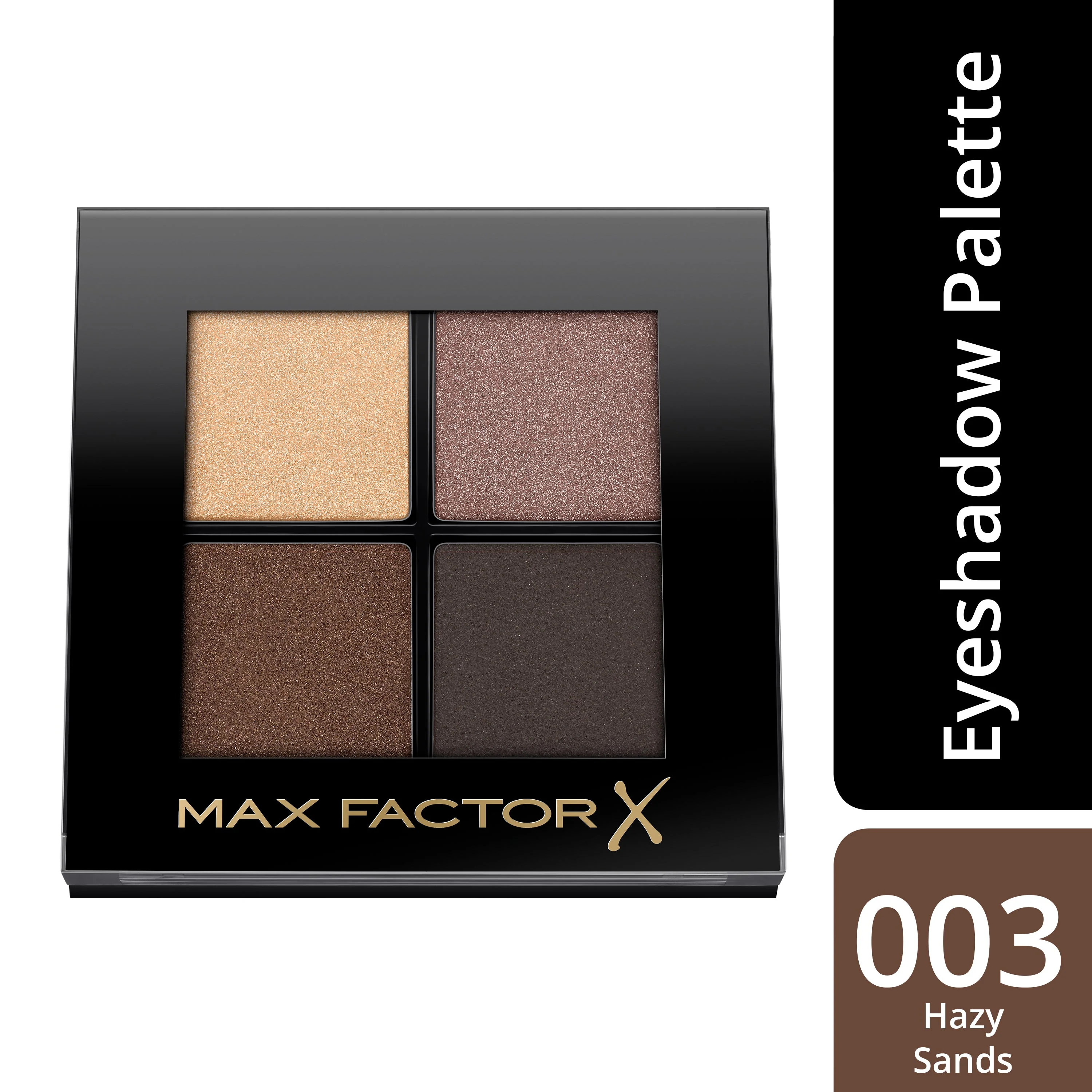 Max Factor Colour X-Pert Soft Touch Palette Ombretti, 4 Ombretti dal Colore Intenso, Altamente Sfumabili, 003 Hazy Sands - Image 2