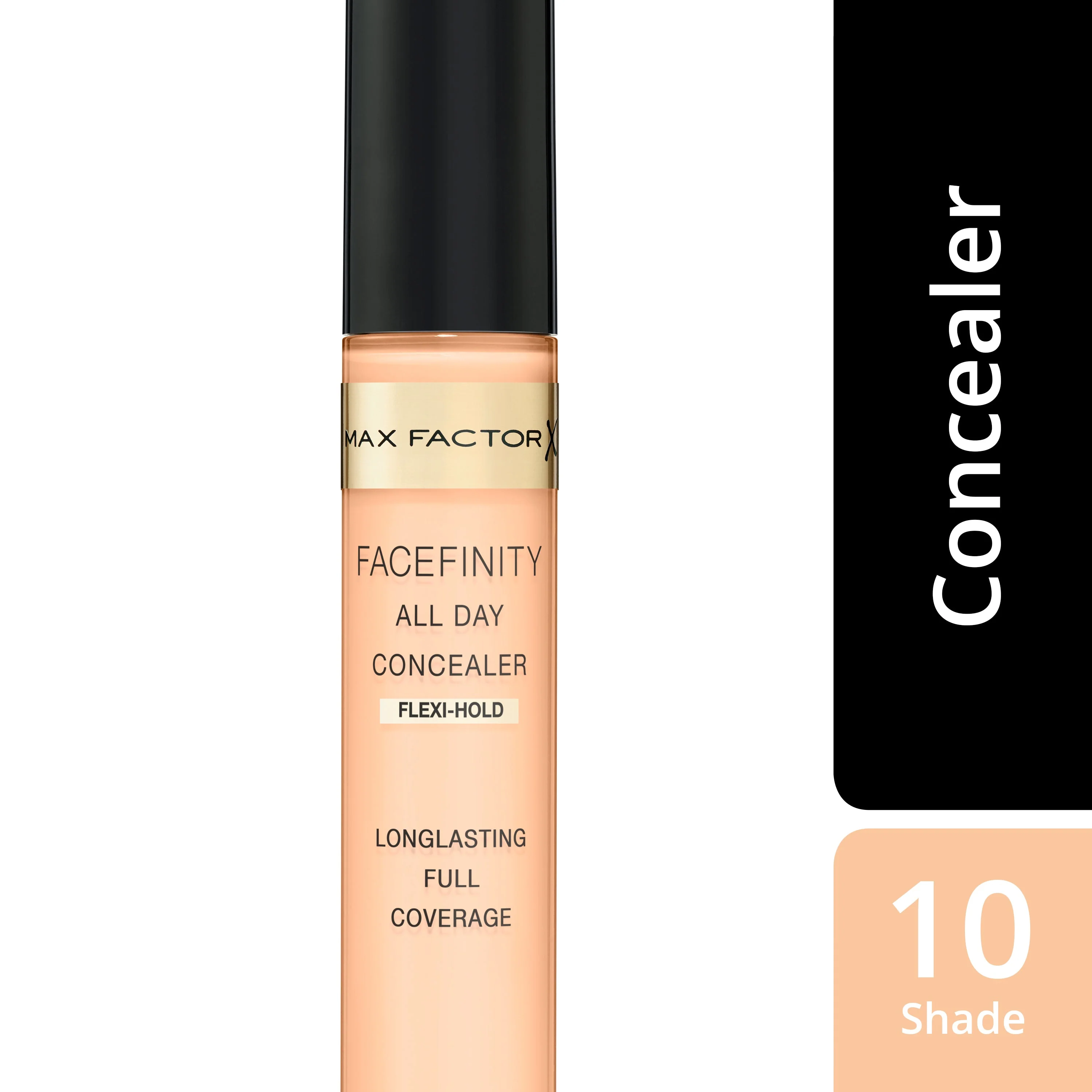 Max Factor Correttore Liquido Facefinity All Day Flawless Concealer, Formula Illuminante a Lunga Durata e Coprenza Modulabile, Tonalità 10, 7,8 ml - Image 4