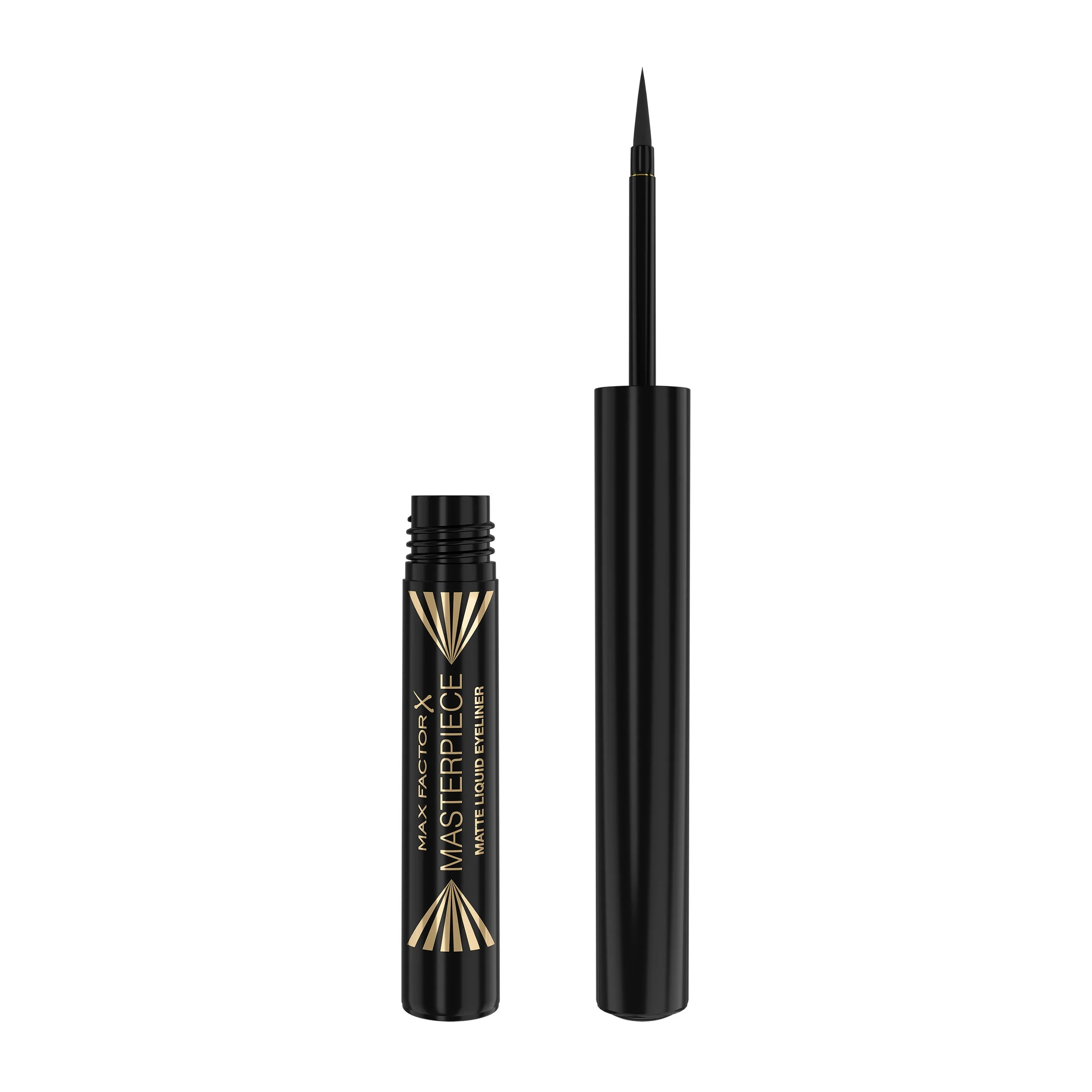 Max Factor Eyeliner Liquido Masterpiece Matte, Formula Vegan, No Transfer e Water Resistant Fino a 12 Ore, Finish Matte, Black, 1.7ml - Image 10