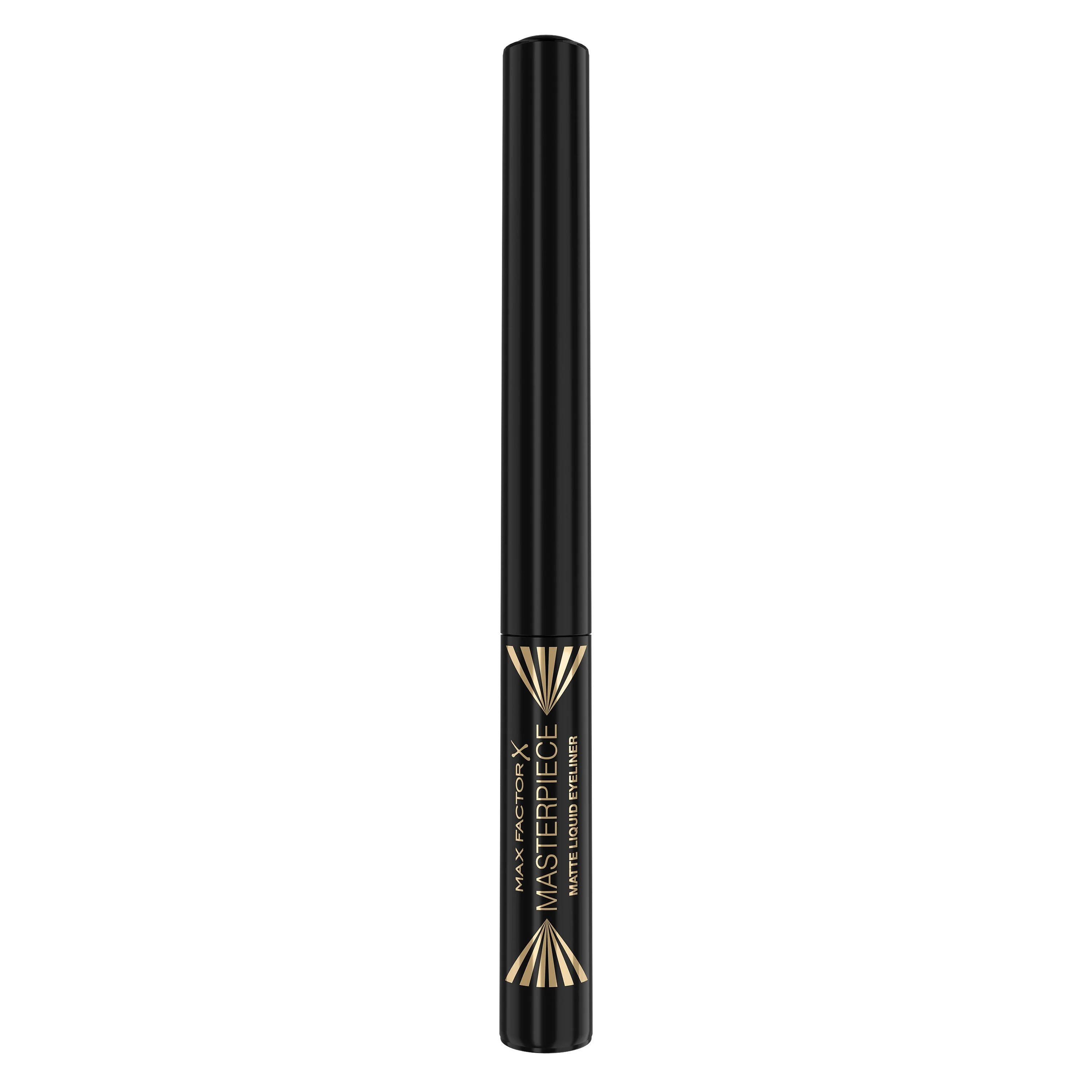 Max Factor Eyeliner Liquido Masterpiece Matte, Formula Vegan, No Transfer e Water Resistant Fino a 12 Ore, Finish Matte, Charcoal, 1.7ml