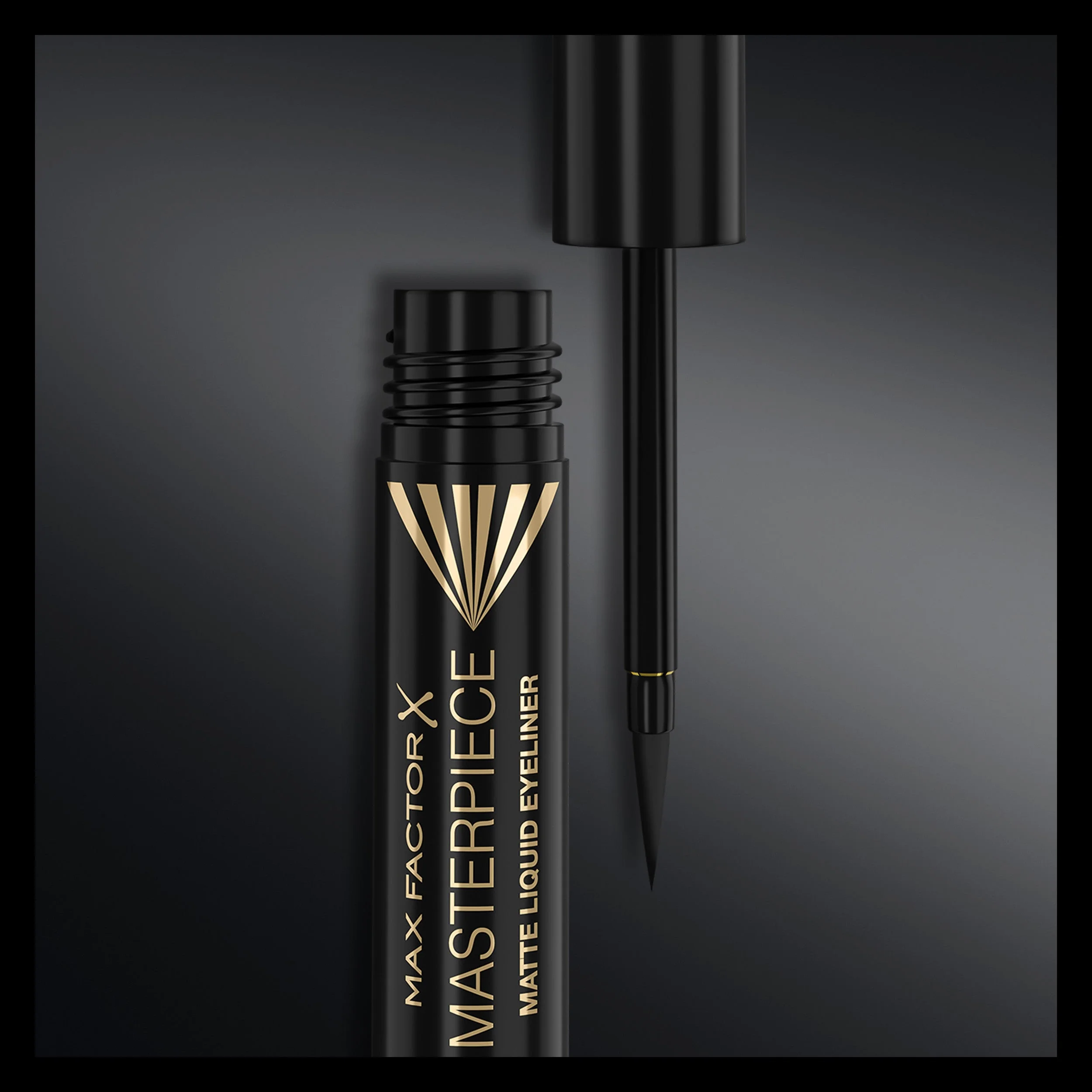 Max Factor Eyeliner Liquido Masterpiece Matte, Formula Vegan, No Transfer e Water Resistant Fino a 12 Ore, Finish Matte, Espresso, 1.7ml - Image 10