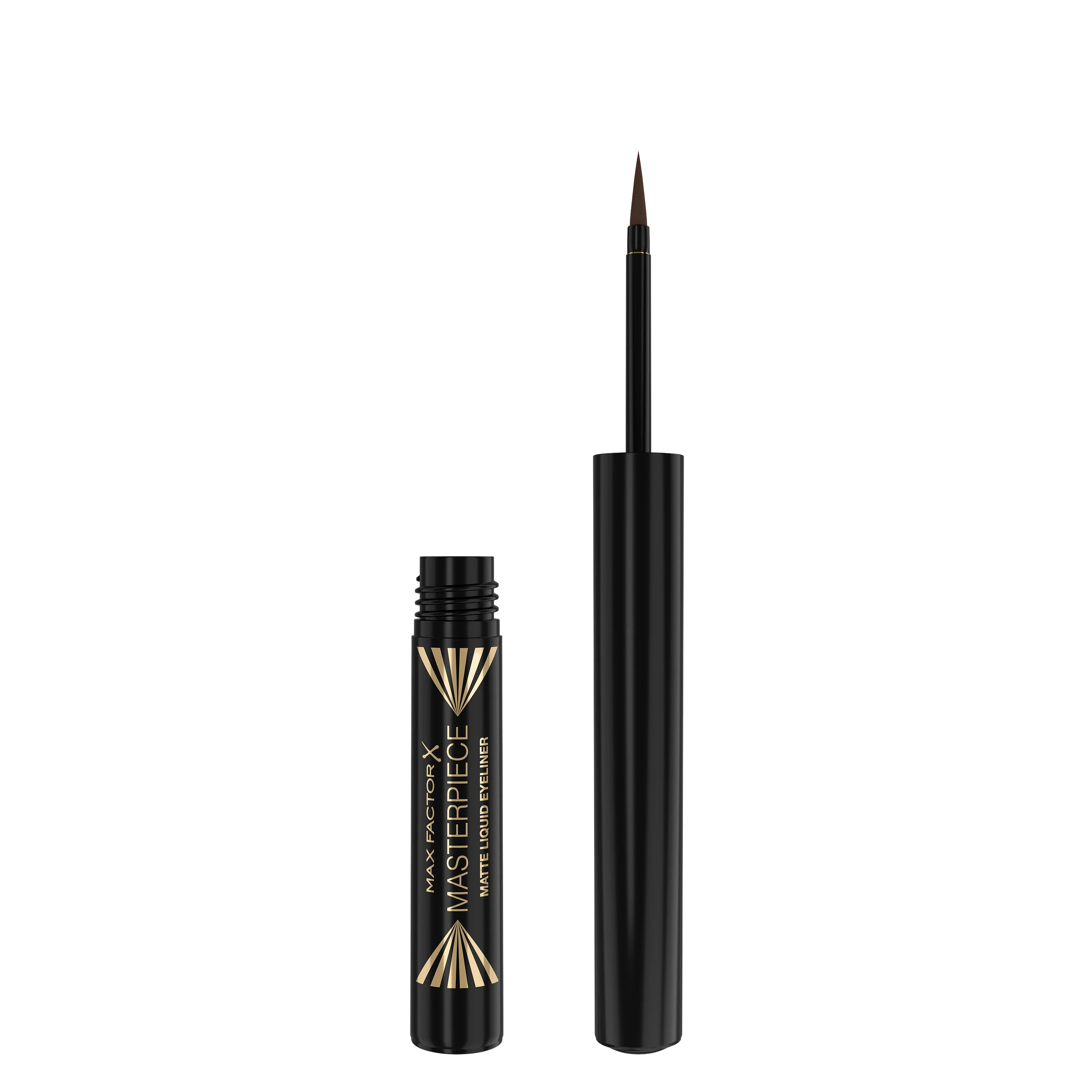 Max Factor Eyeliner Liquido Masterpiece Matte, Formula Vegan, No Transfer e Water Resistant Fino a 12 Ore, Finish Matte, Espresso, 1.7ml - Image 12