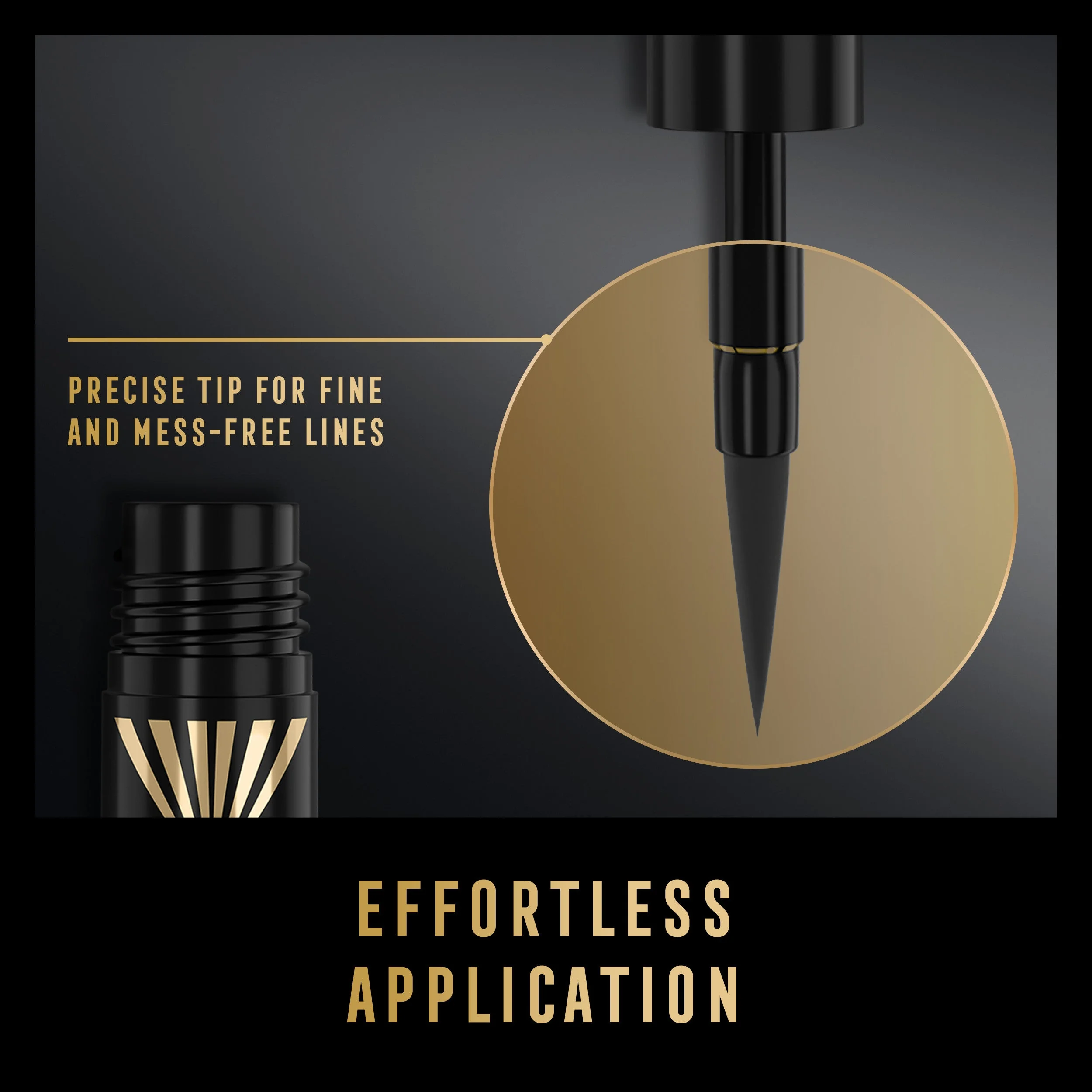 Max Factor Eyeliner Liquido Masterpiece Matte, Formula Vegan, No Transfer e Water Resistant Fino a 12 Ore, Finish Matte, Espresso, 1.7ml - Image 6