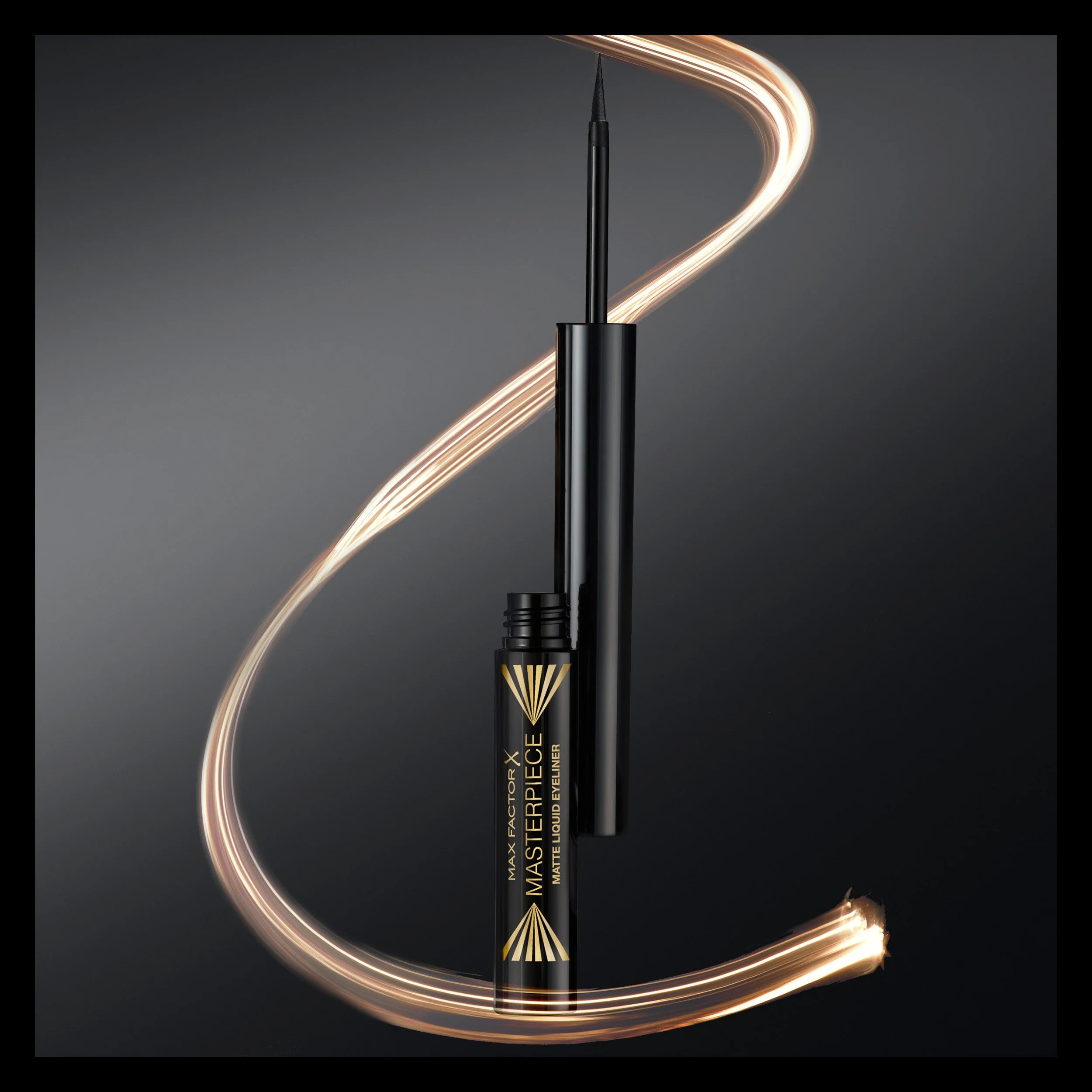 Max Factor Eyeliner Liquido Masterpiece Matte, Formula Vegan, No Transfer e Water Resistant Fino a 12 Ore, Finish Matte, Espresso, 1.7ml - Image 8