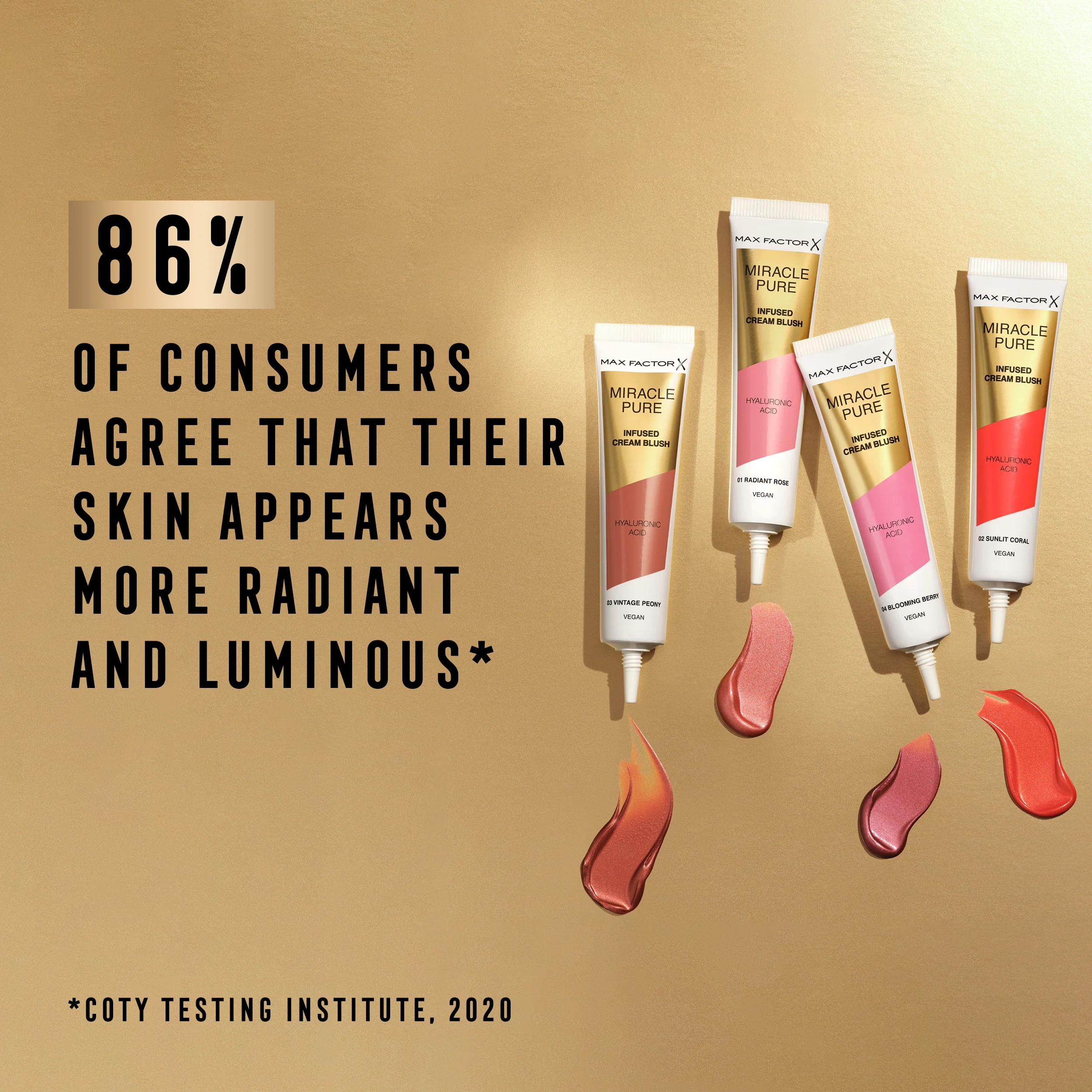 Max Factor Fard in Crema Miracle Pure - Radiant Rose 01 15 ML - Image 3