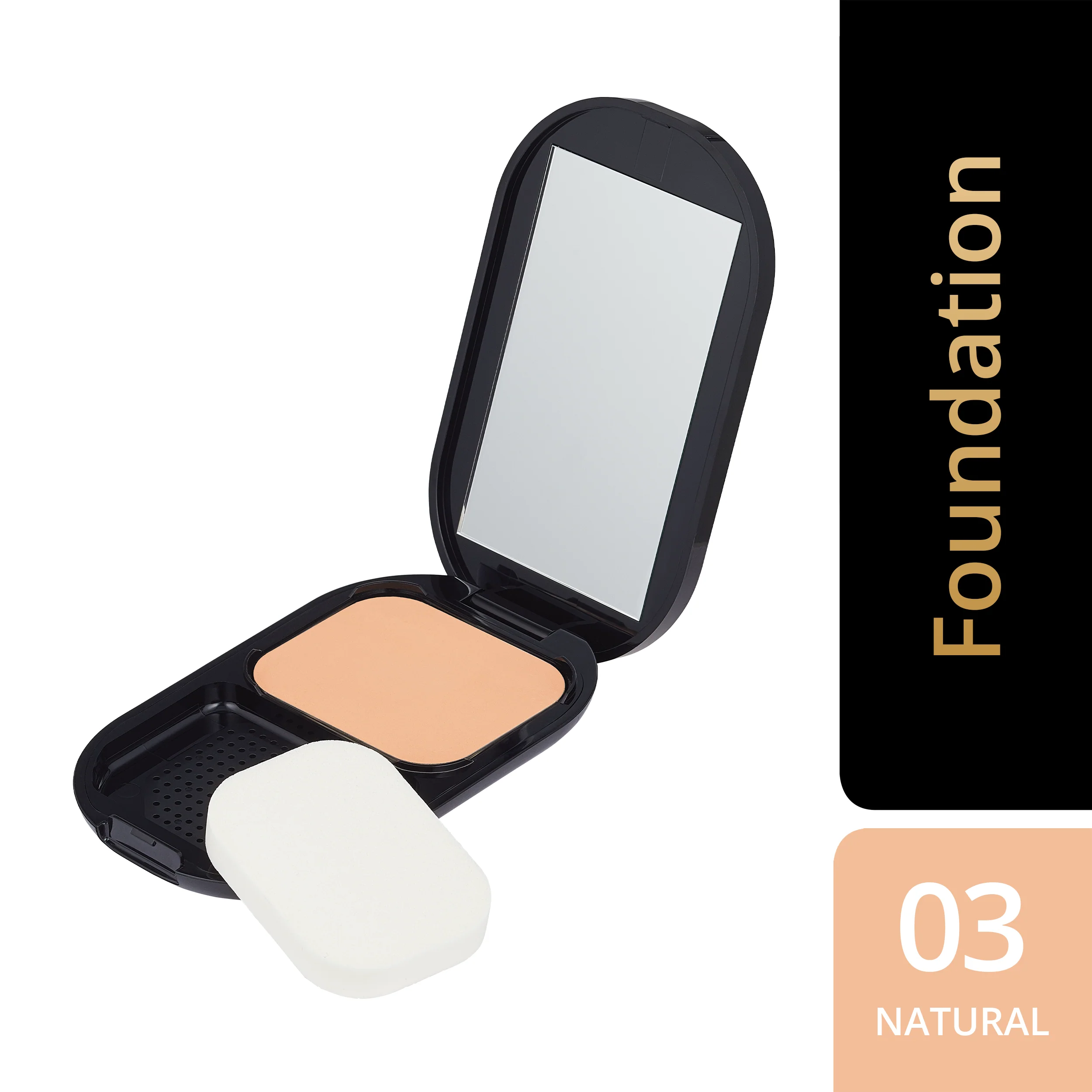 Max Factor - Fondotinta Compatto Facefinity Compact - Formula Opacizzante a Lunga Durata - 03 Natural - 10 g - Image 7