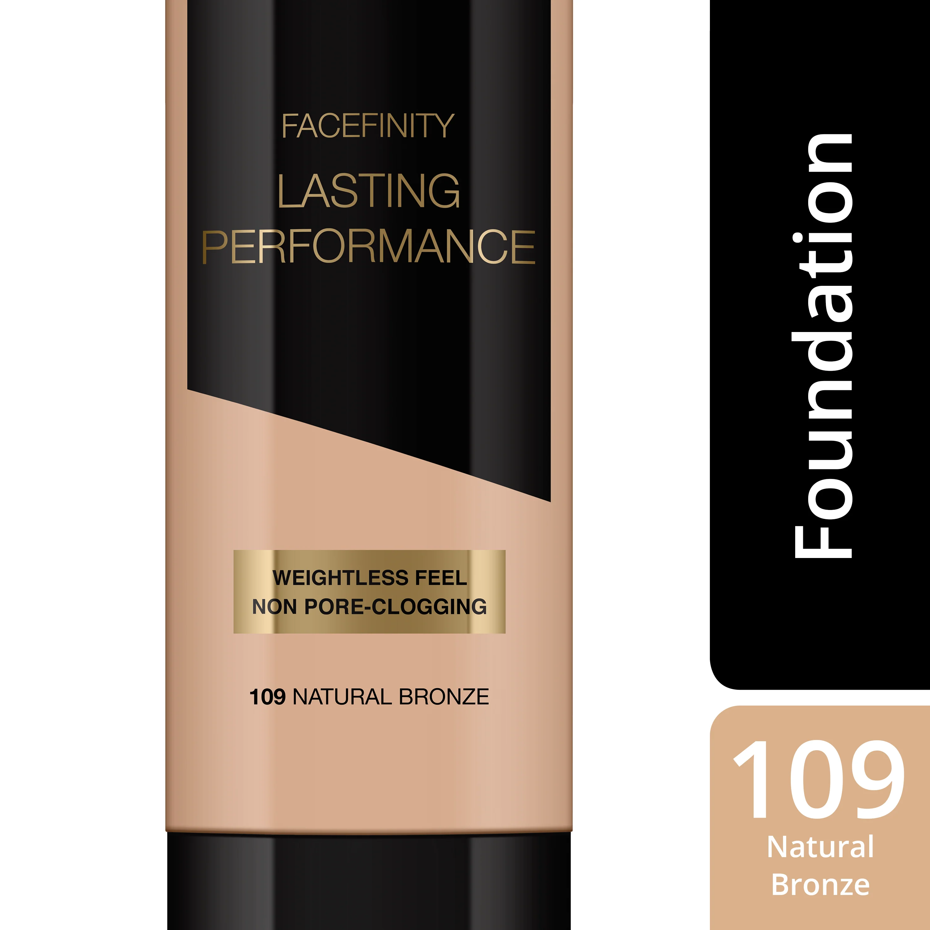 Max Factor - Fondotinta Liquido Lasting Performance - Alta Coprenza, Finish Matte e Lunga Durata - 109 Natural Bronze - 35 ml - Image 9
