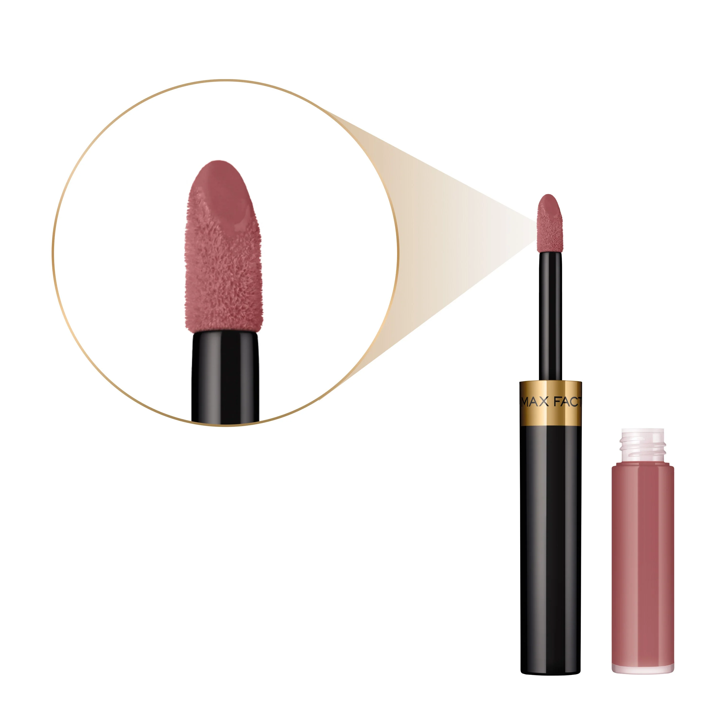 Max Factor - Lipfinity Lip Colour - Rossetto Lunga Durata e Gloss Idratante con Applicazione Bifase - Nuance 016 Glowing - 2.3 ml e 1.9 g - Image 2