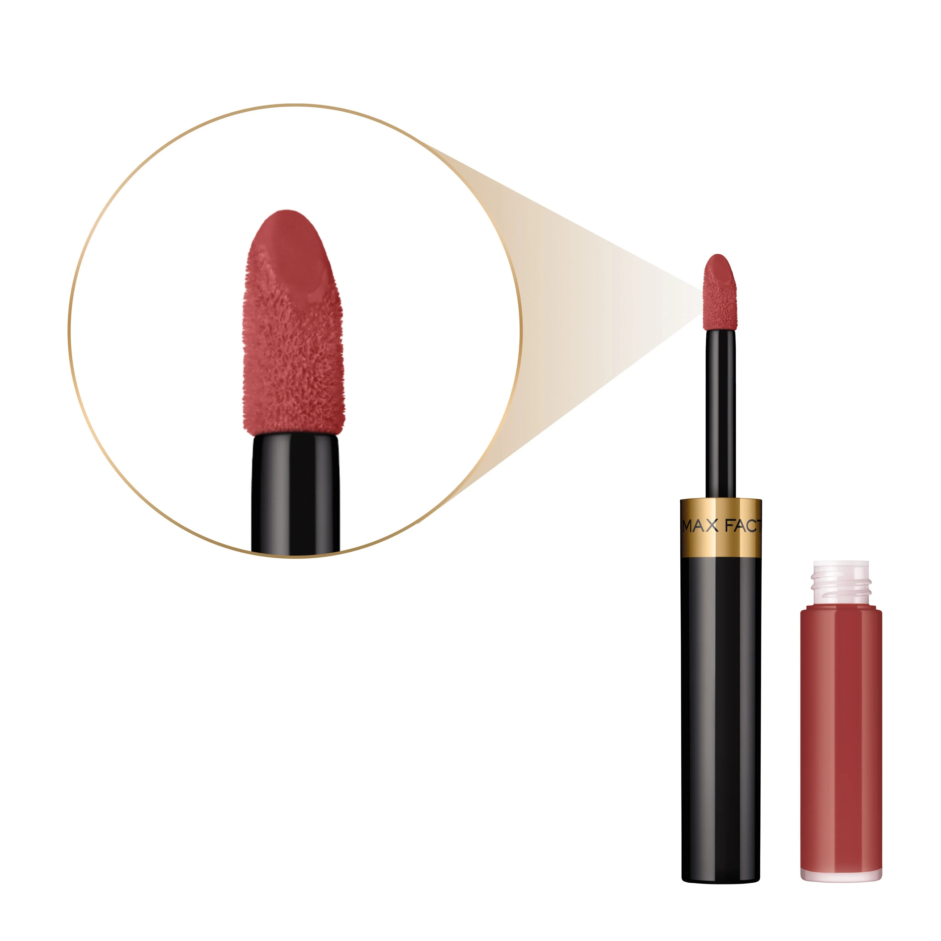 Max Factor - Lipfinity Lip Colour - Rossetto Lunga Durata e Gloss Idratante con Applicazione Bifase - Nuance 070 Spicy- 2.3 ml e 1.9 g - Image 3