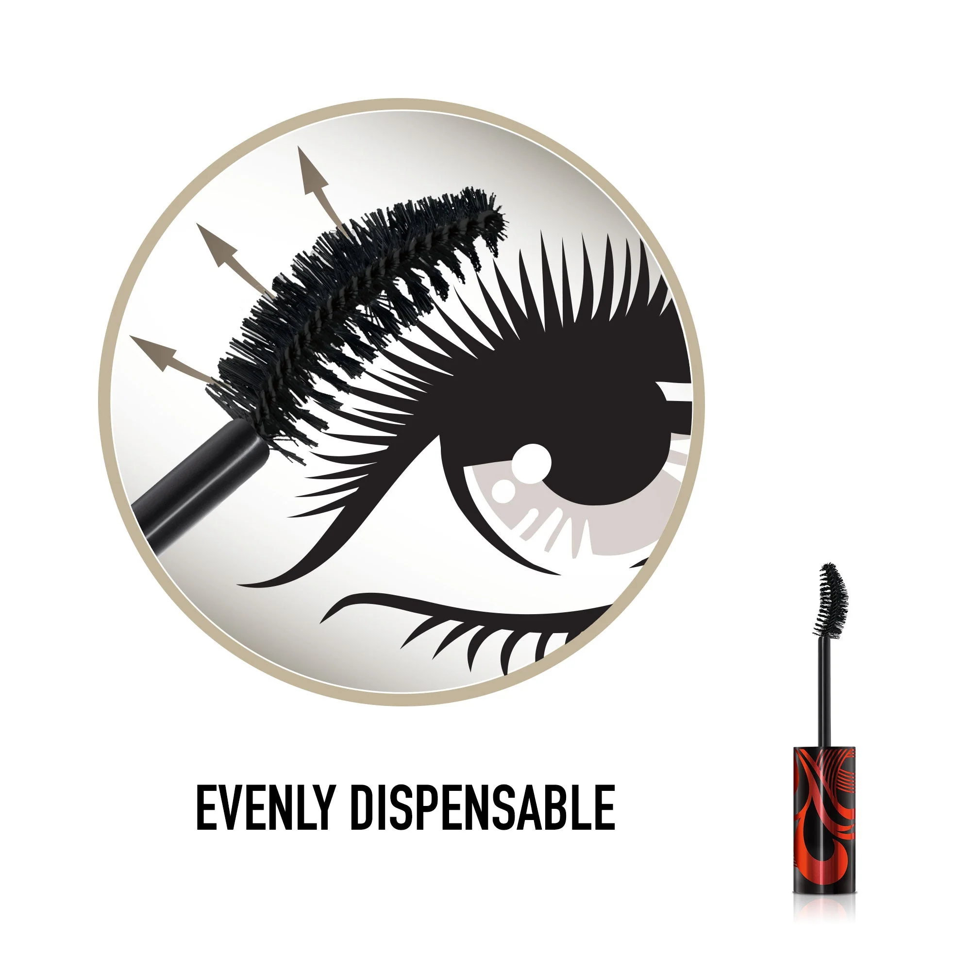 Max Factor - Mascara Incurvante 2000 Calorie Curl Addict - Formula per Occhi Sensibili - Black / Nero - 9 ml - Image 3