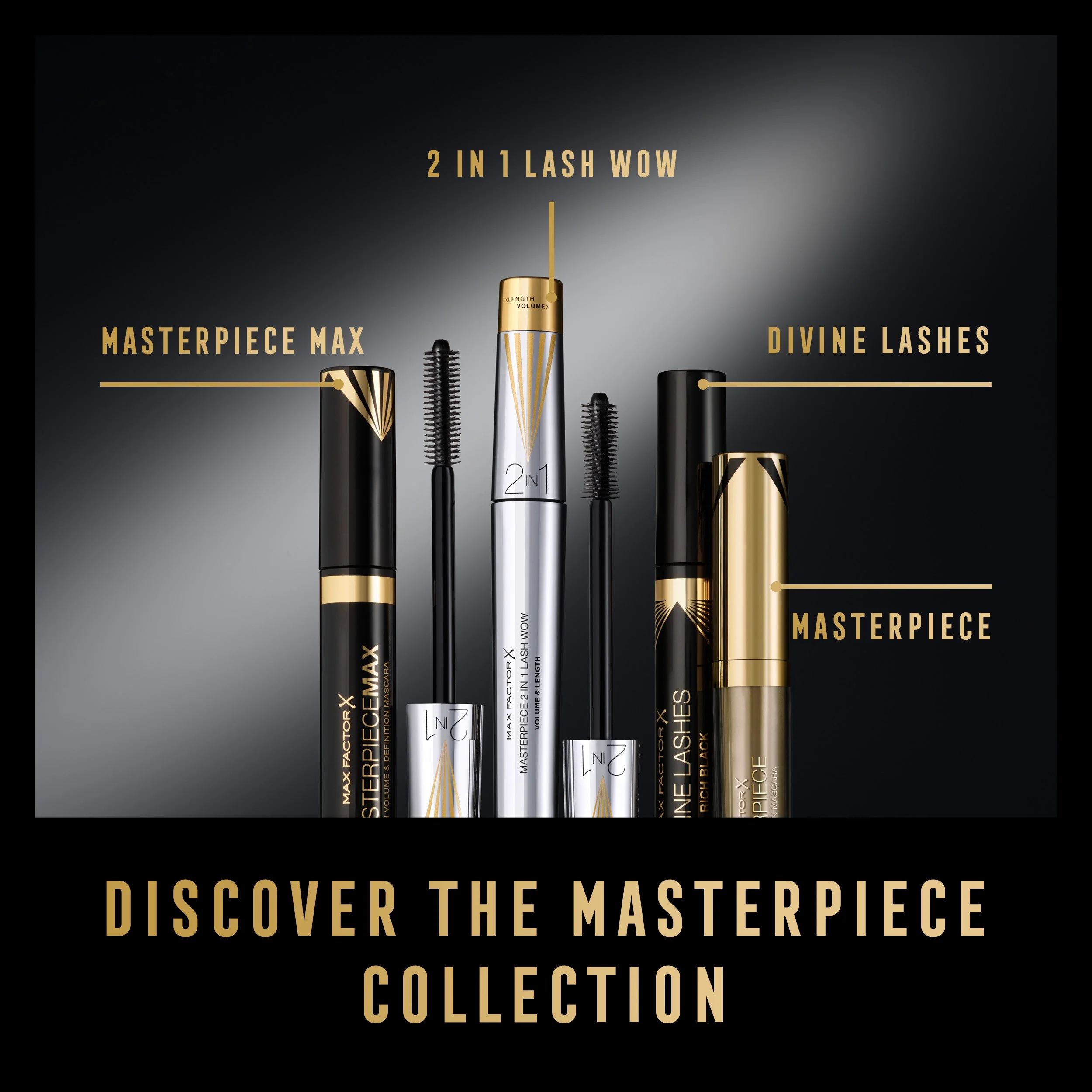 Max Factor Mascara Masterpiece 2 In 1 Lash Wow, Mascara Volumizzante e Allungante, Formula Vegana, adatto per Occhi Sensibili, 001 Black, 7ml - Image 7