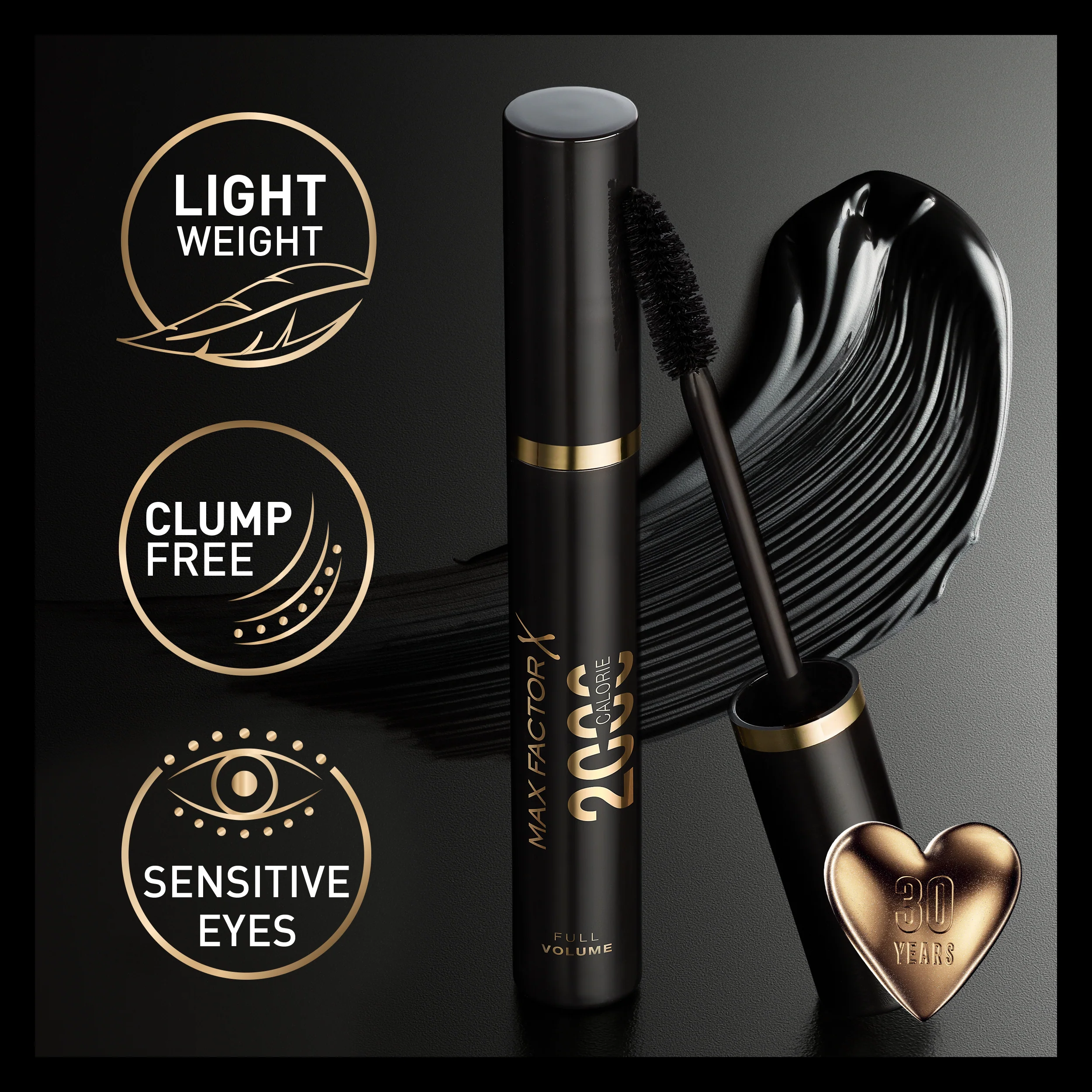 Max Factor - Mascara Volumizzante 2000 Calorie - Formula per Occhi Sensibili - Black / Nero - 9 ml - Image 5