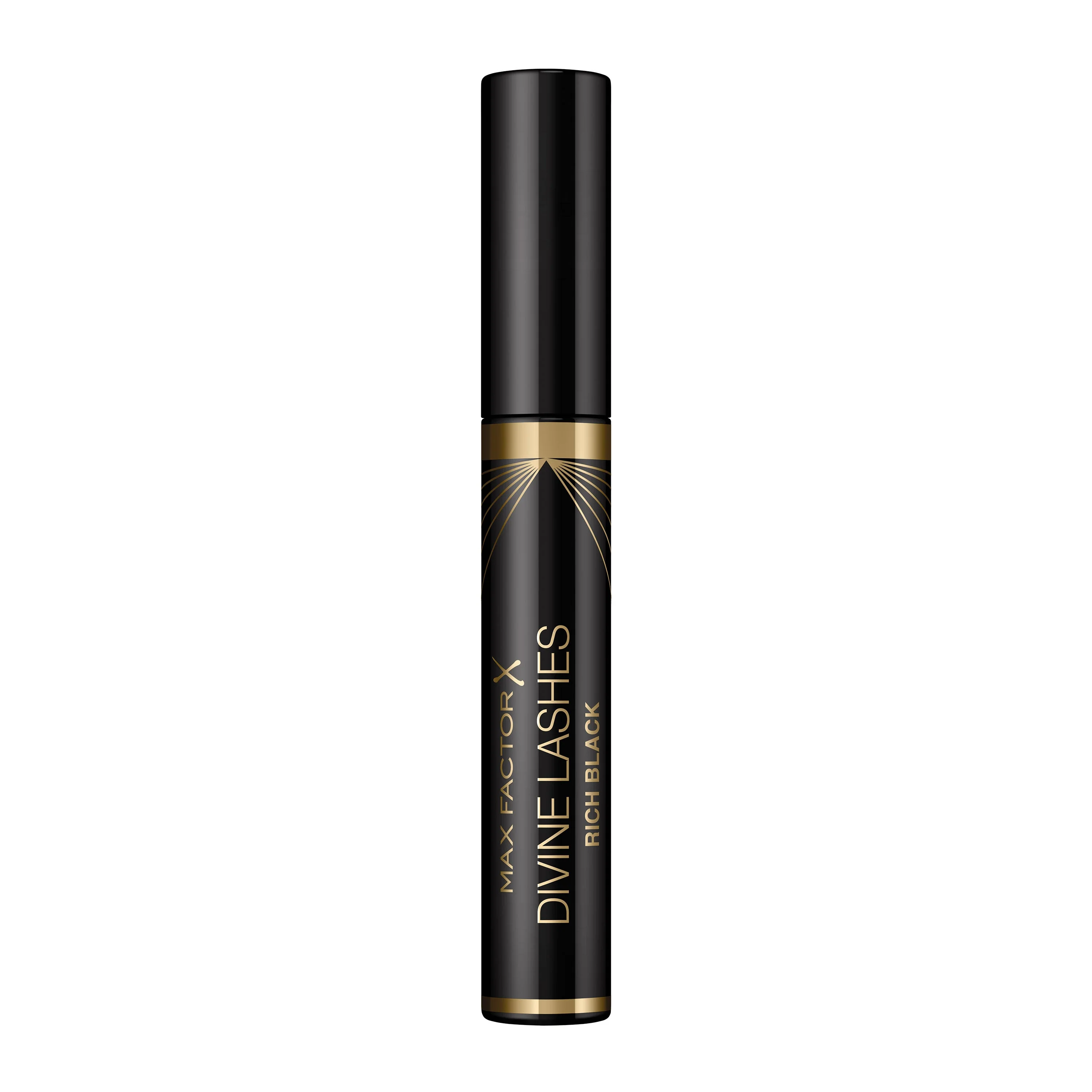 Max Factor Mascara Volumizzante Divine Lashes con Applicatore Ultra Morbido, 001 Black