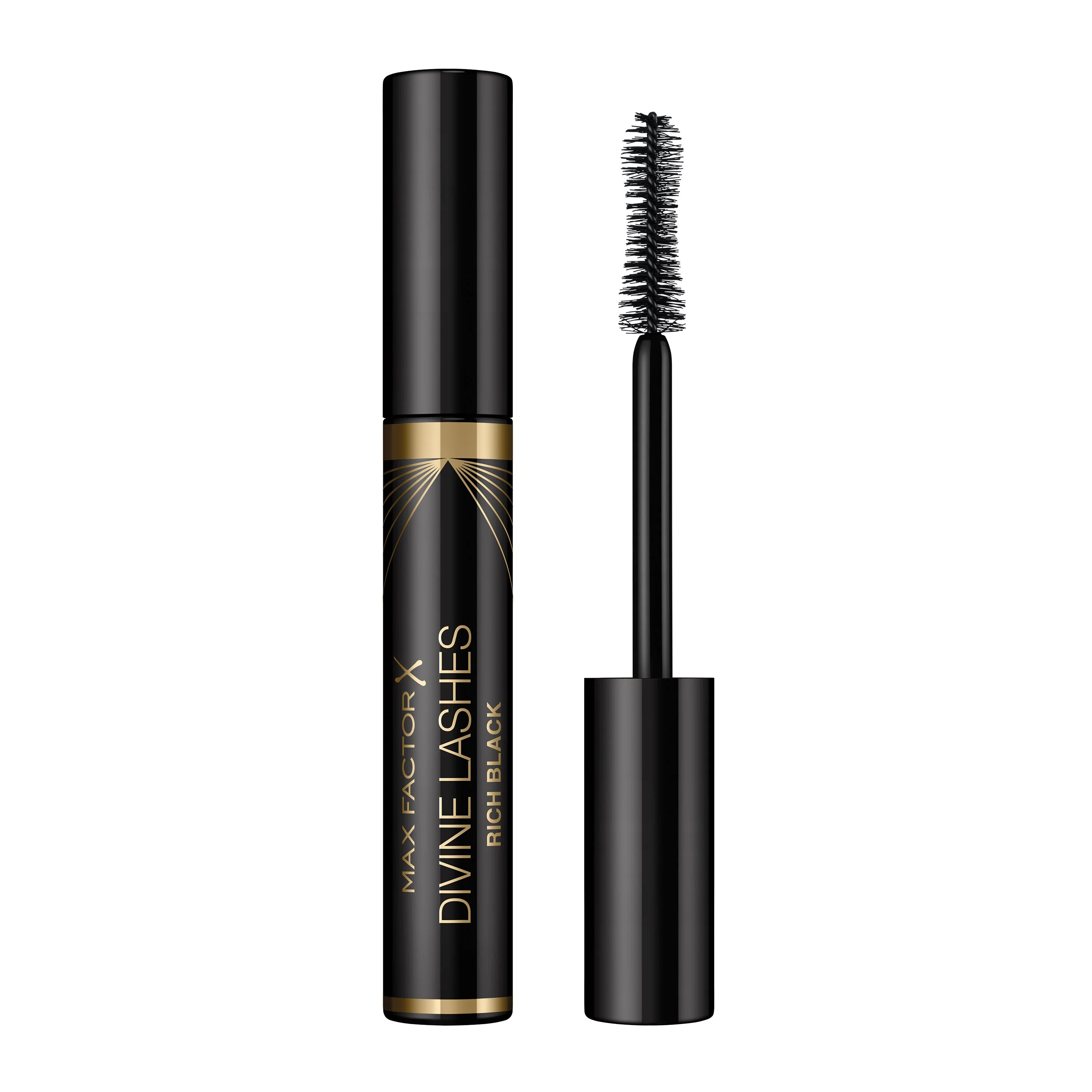 Max Factor Mascara Volumizzante Divine Lashes con Applicatore Ultra Morbido, 001 Black - Image 6