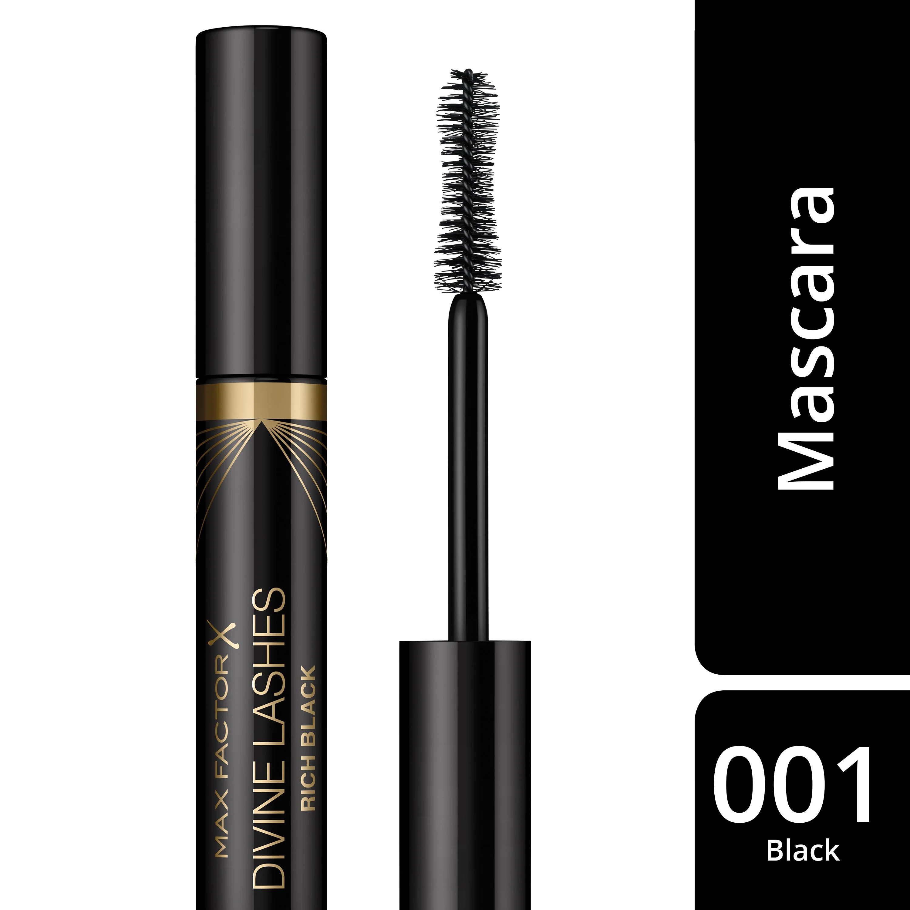 Max Factor Mascara Volumizzante Divine Lashes con Applicatore Ultra Morbido, 001 Black - Image 8