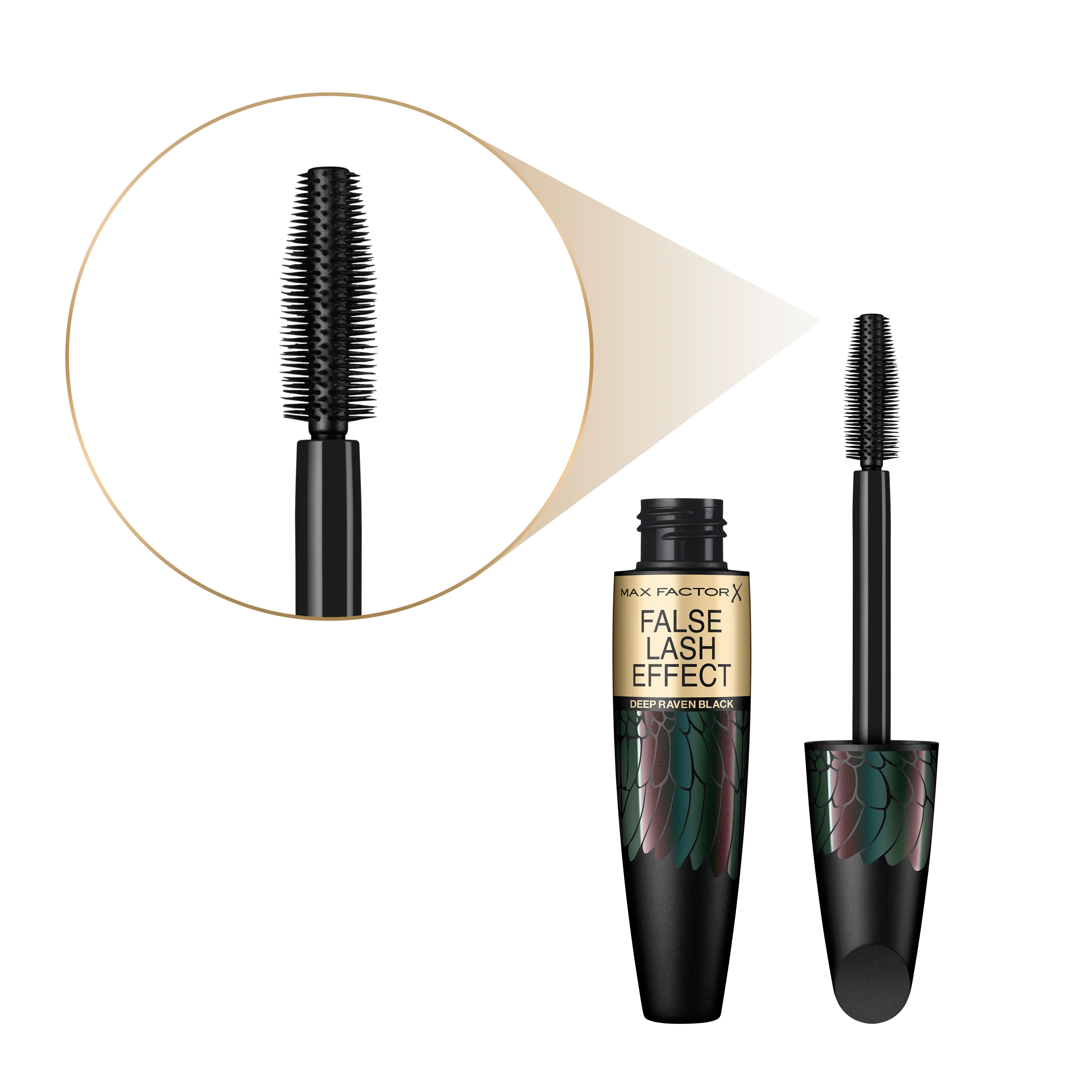 Max Factor, Mascara Volumizzante False Lash Effect Effetto Ciglia Finte, Raven Black, 13 ml - Image 2