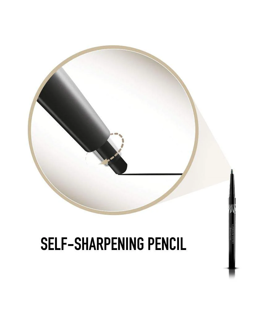 Max Factor - Matita Occhi Automatica Excess Intensity Longwear - Eyeliner Waterproof Tratto Preciso - 7 Jade - 2 g - Image 6