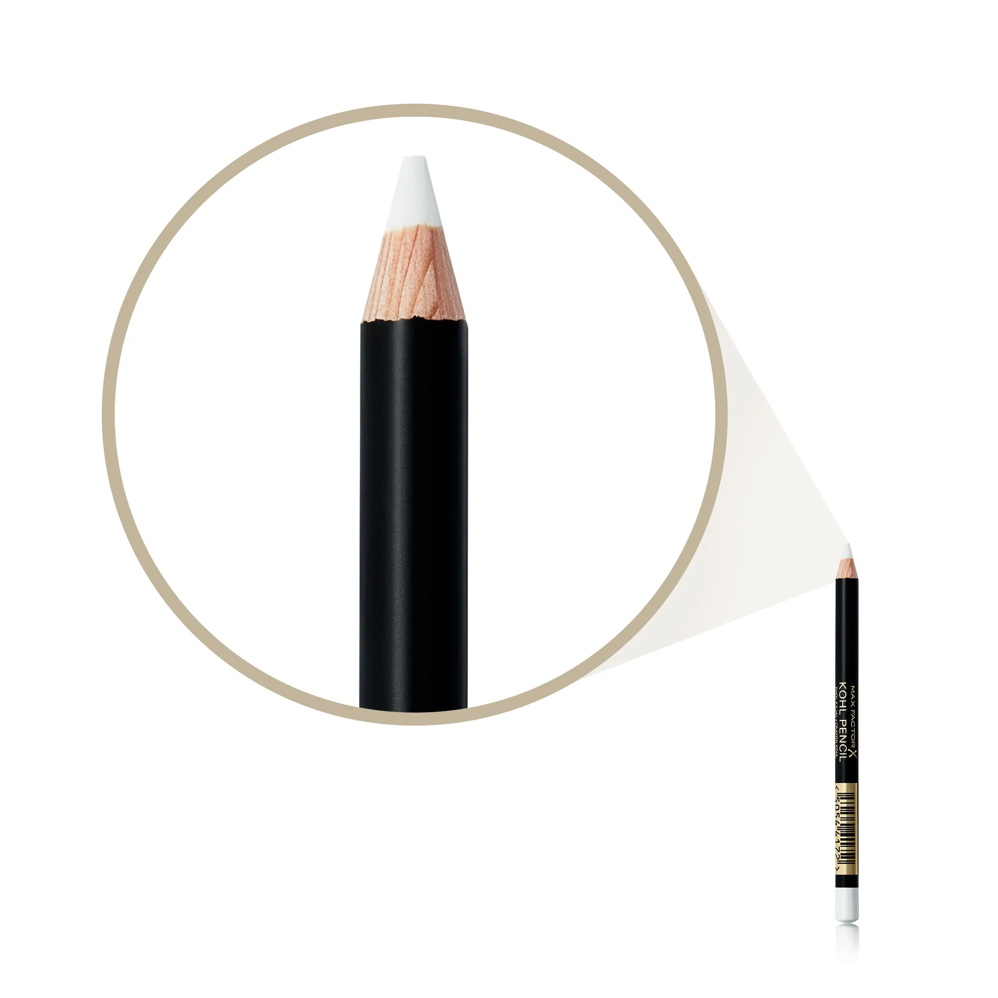 Max Factor - Matita Occhi Kohl Eyeliner Pencil - Kajal con Texture Ultra Morbida - 010 White - 1,2 g - Image 2