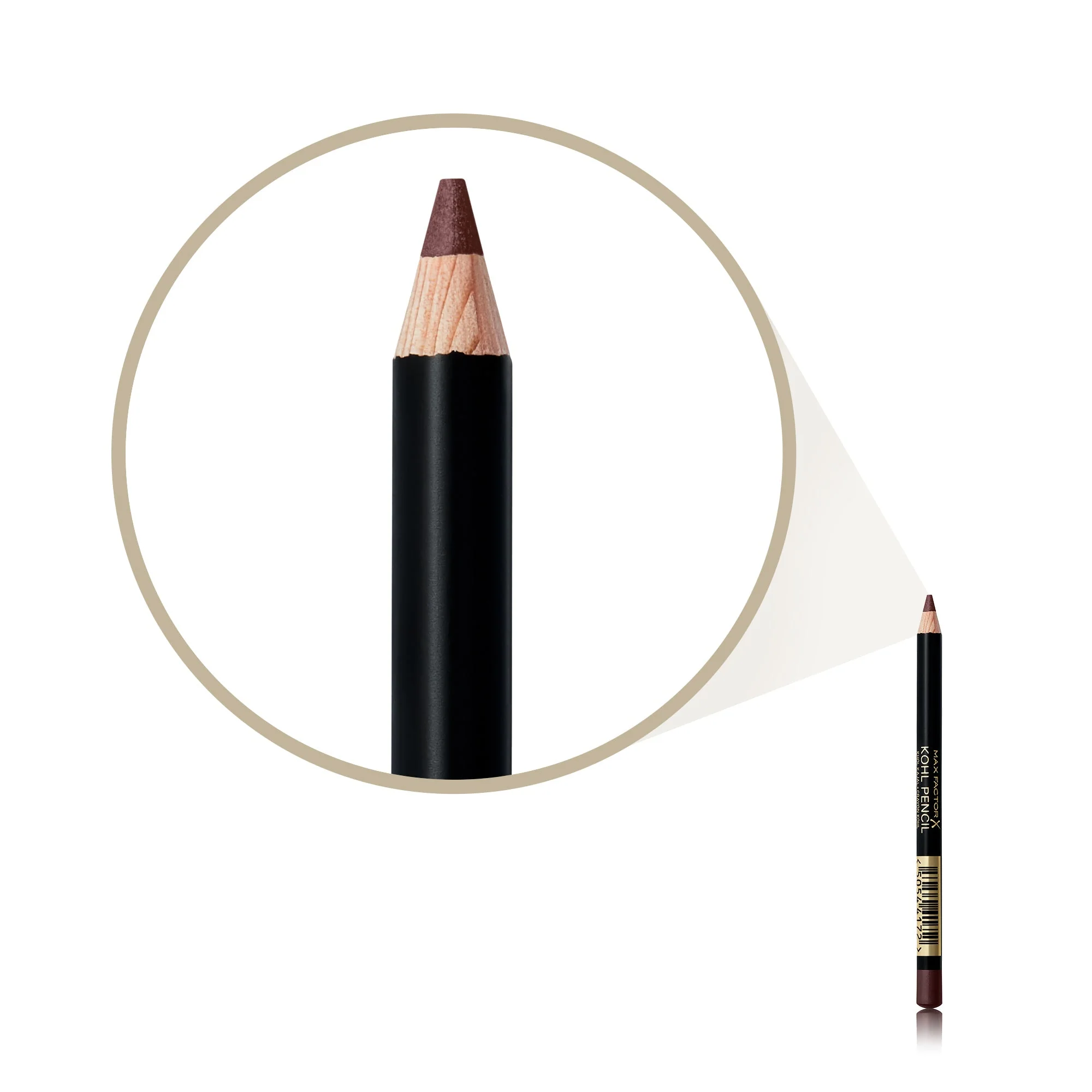Max Factor - Matita Occhi Kohl Eyeliner Pencil - Kajal con Texture Ultra Morbida - 030 Brown - 1,2 g - Image 2