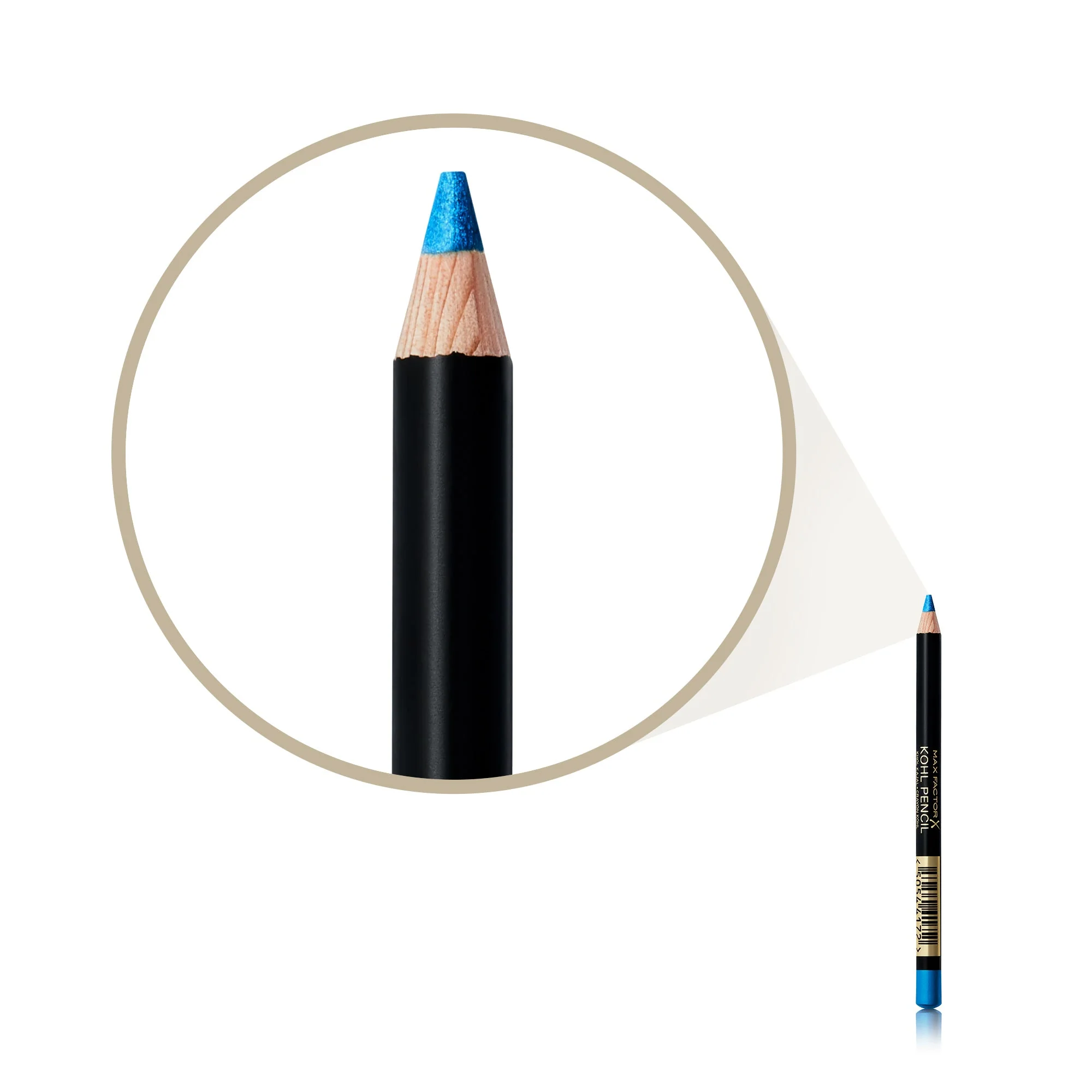 Max Factor - Matita Occhi Kohl Eyeliner Pencil - Kajal con Texture Ultra Morbida - 080 Cobalt Blue - 1,2 g - Image 4