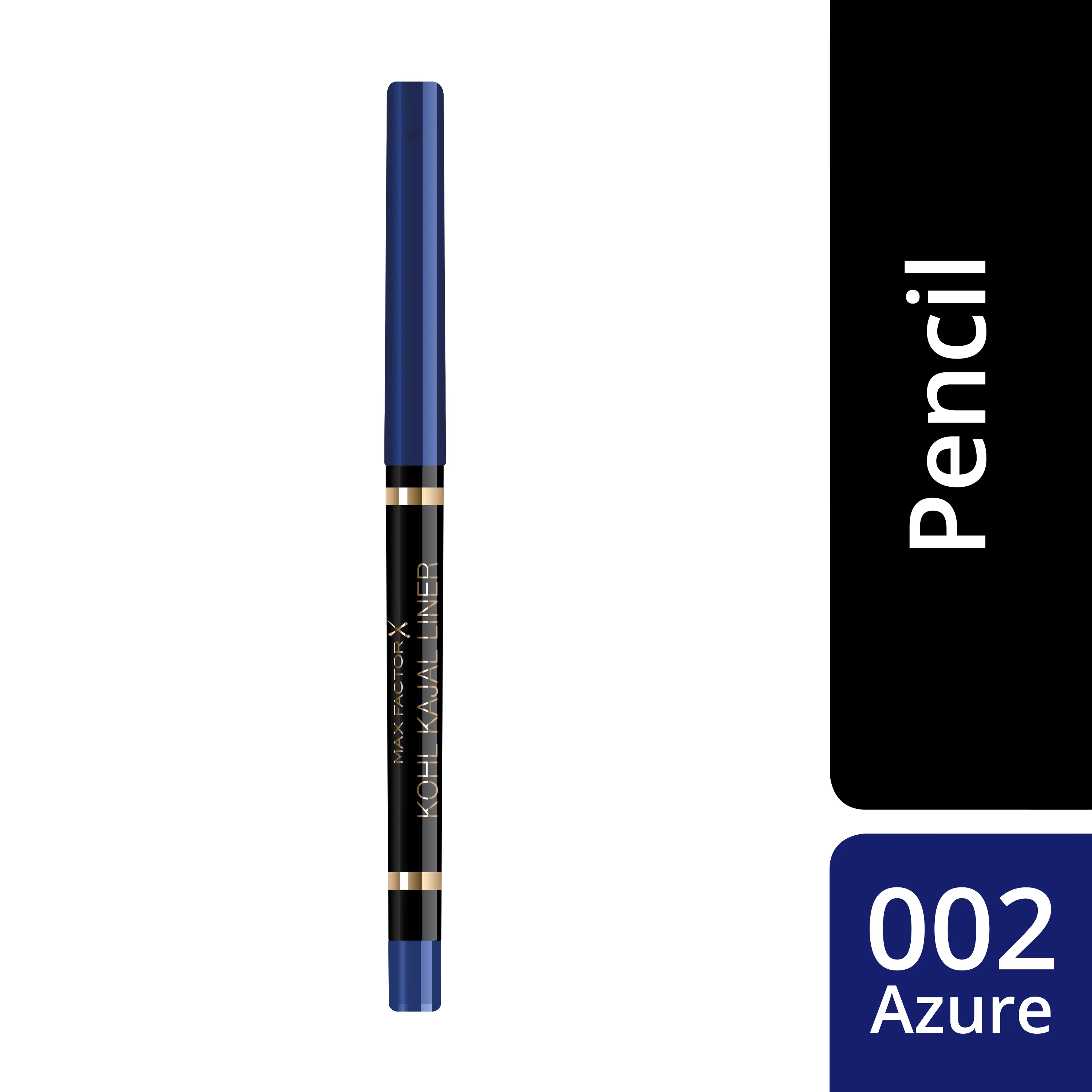 Max Factor - Matita Occhi Waterproof Masterpiece Kohl Kajal con Punta Automatica e Texture Ultra Morbida - 002 Azure - 0,35 g - Image 5