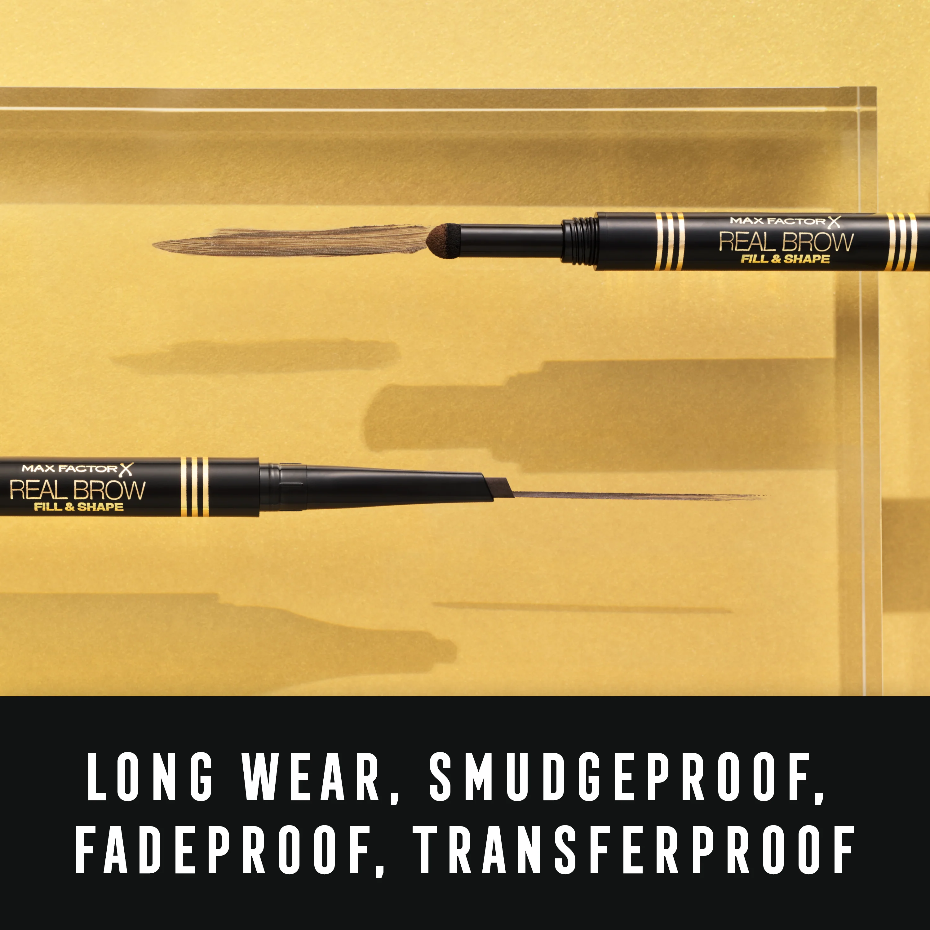 Max Factor Real Brow Fill & Shape Matita Sopracciglia, Doppio Applicatore Matita e Ombretto, 01 Blonde - Image 7