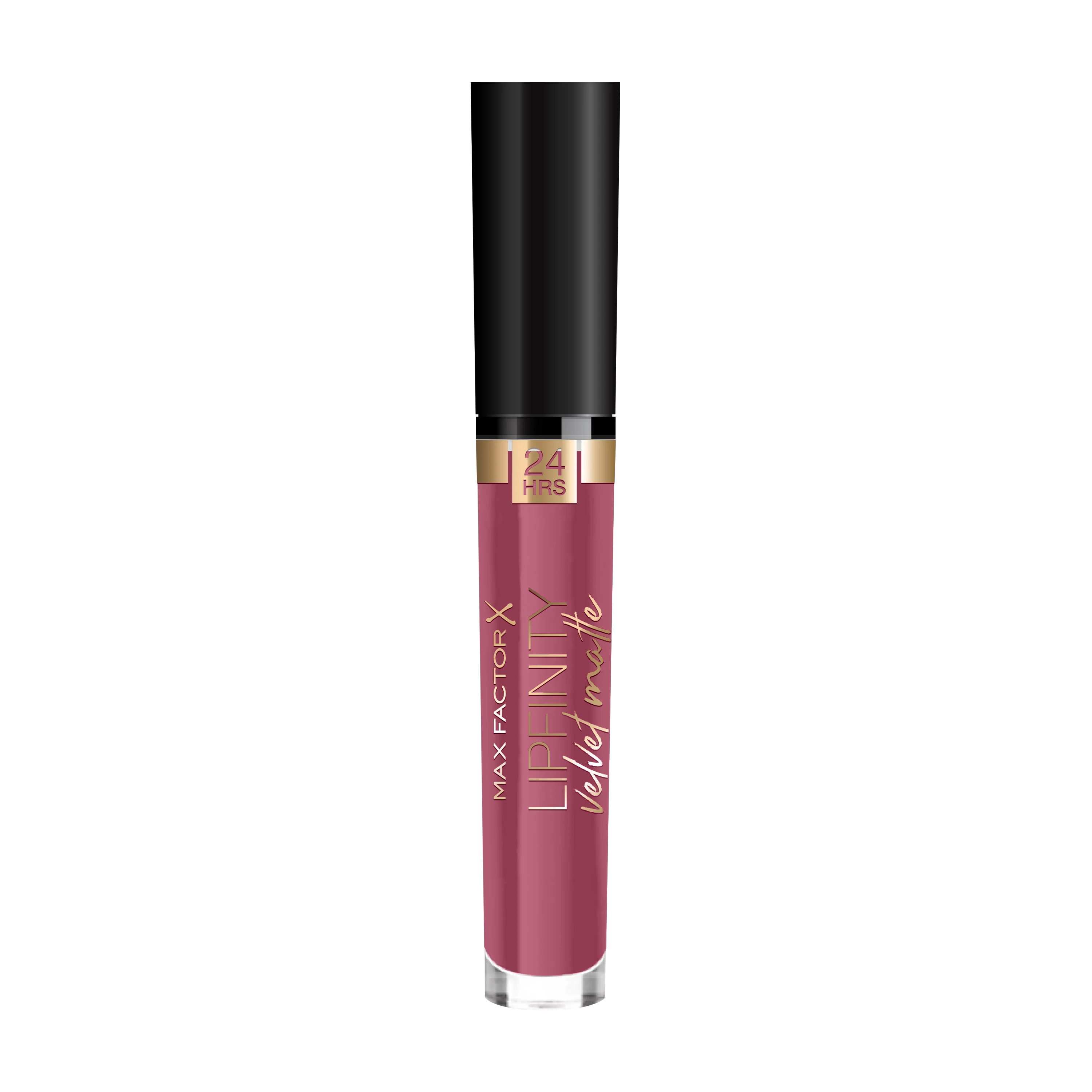 Max Factor - Rossetto Matte Liquido Lipfinity Velvet - Idratante, Waterproof e No Transfer - 5 Matte Merlot - 4 ml