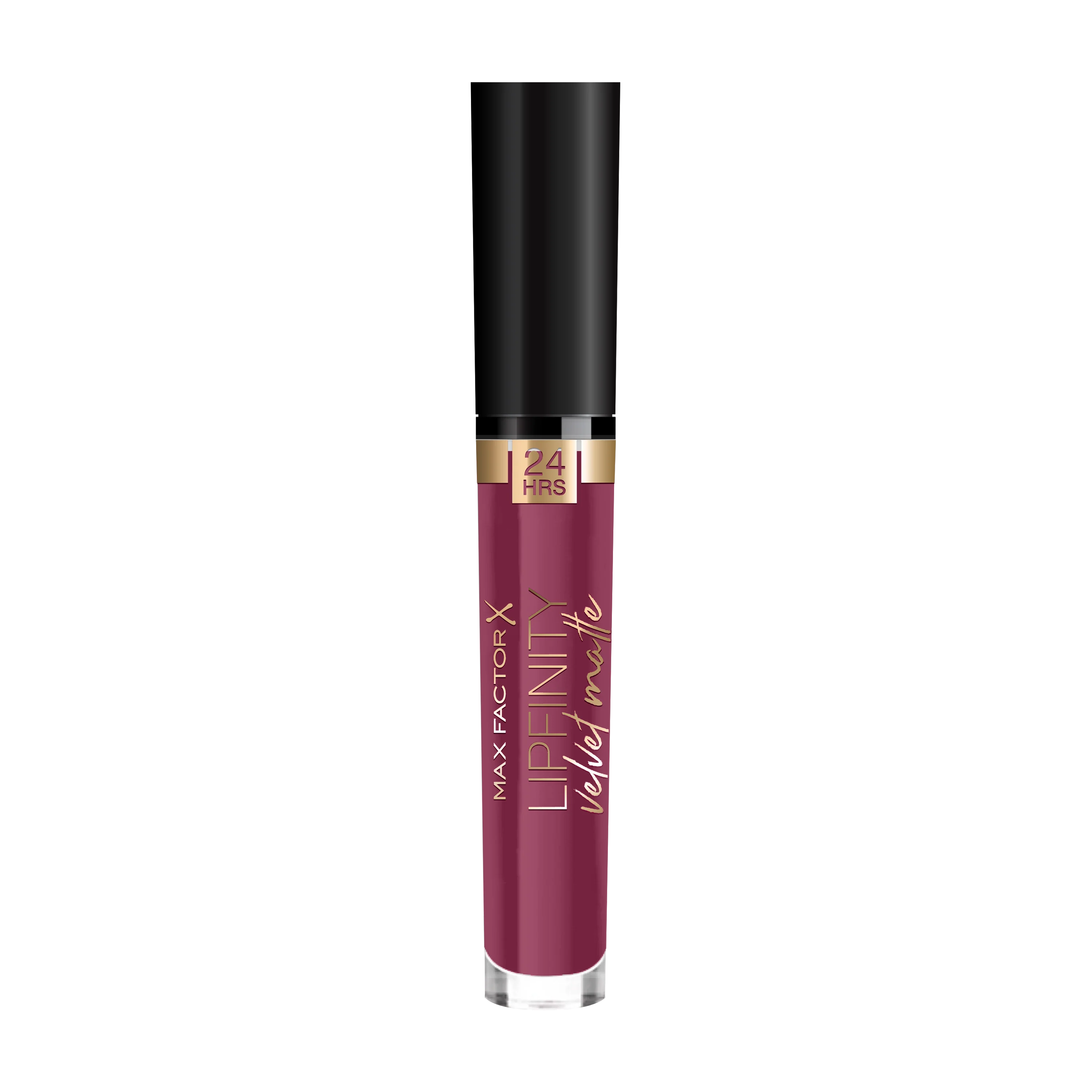 Max Factor - Rossetto Matte Liquido Lipfinity Velvet - Idratante, Waterproof e No Transfer - 50 Satin Berry - 4 ml