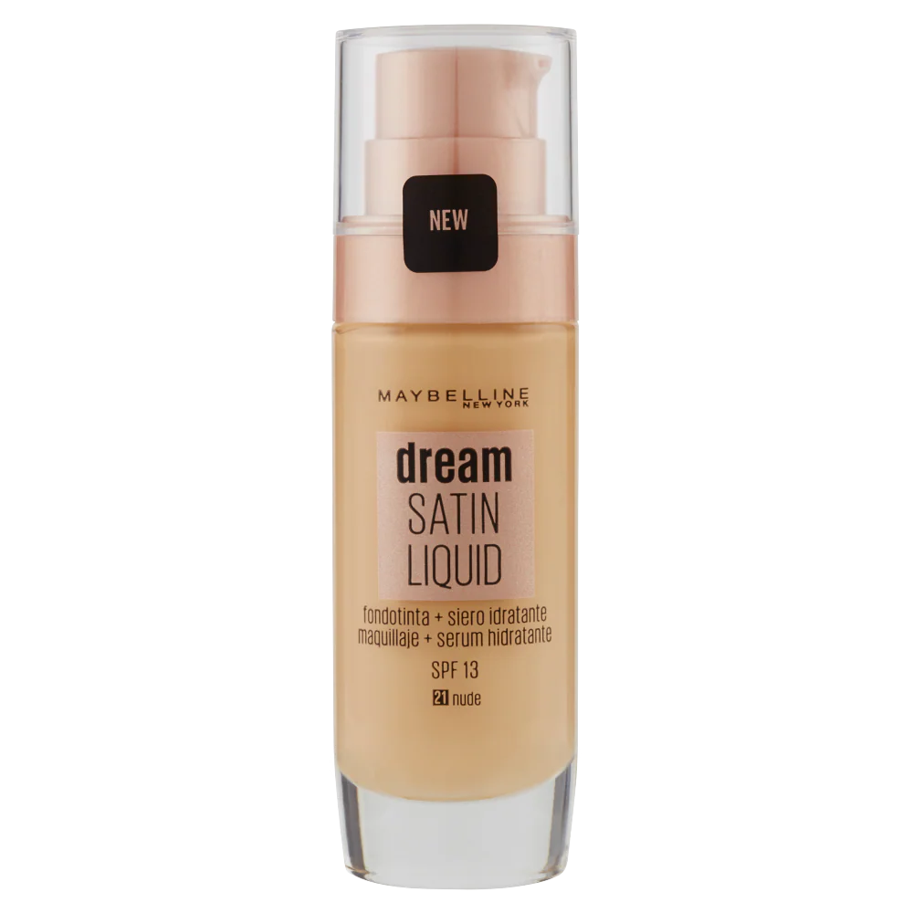 Maybelline New York Fondotinta Dream Satin Liquido 21 Nude