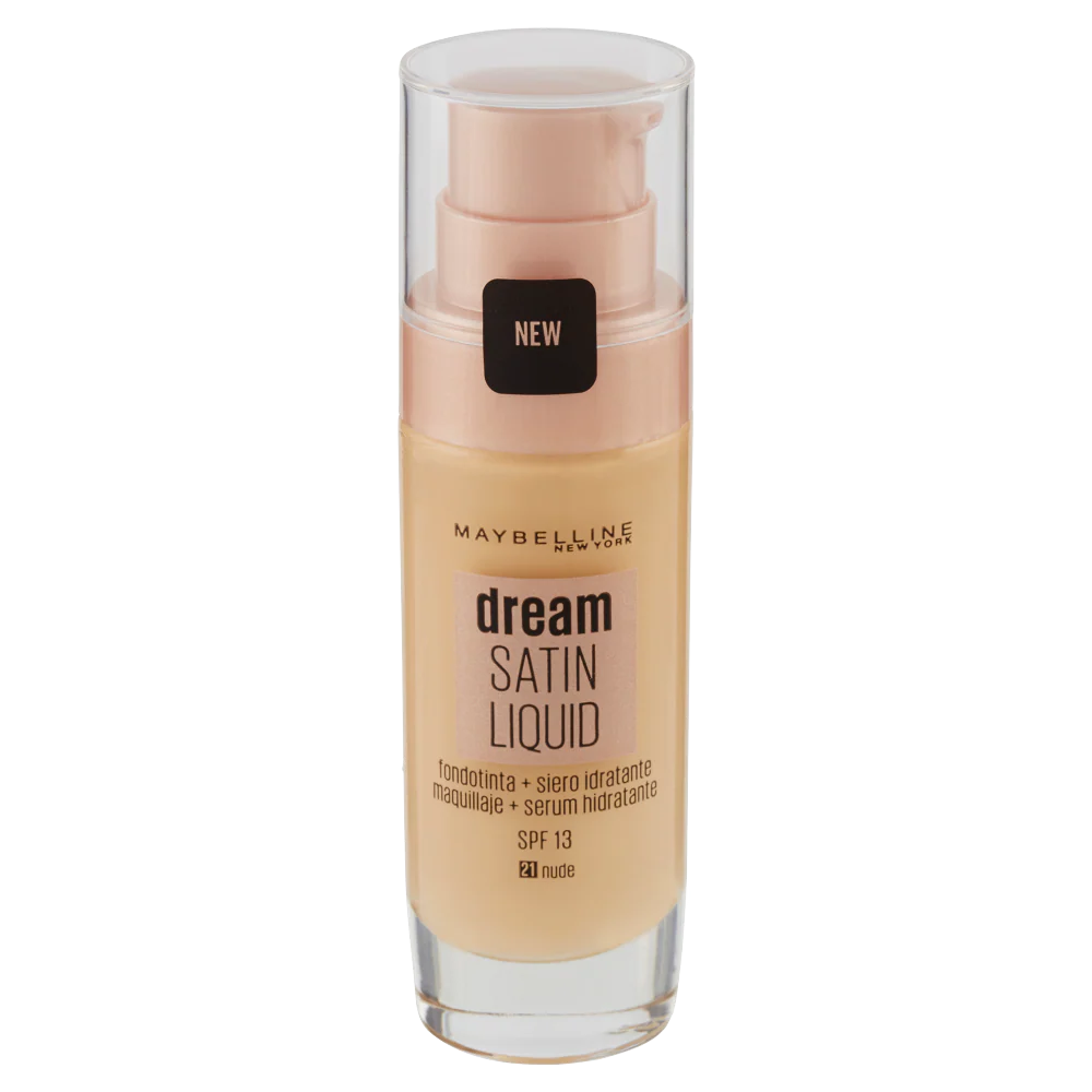 Maybelline New York Fondotinta Dream Satin Liquido 21 Nude - Image 2