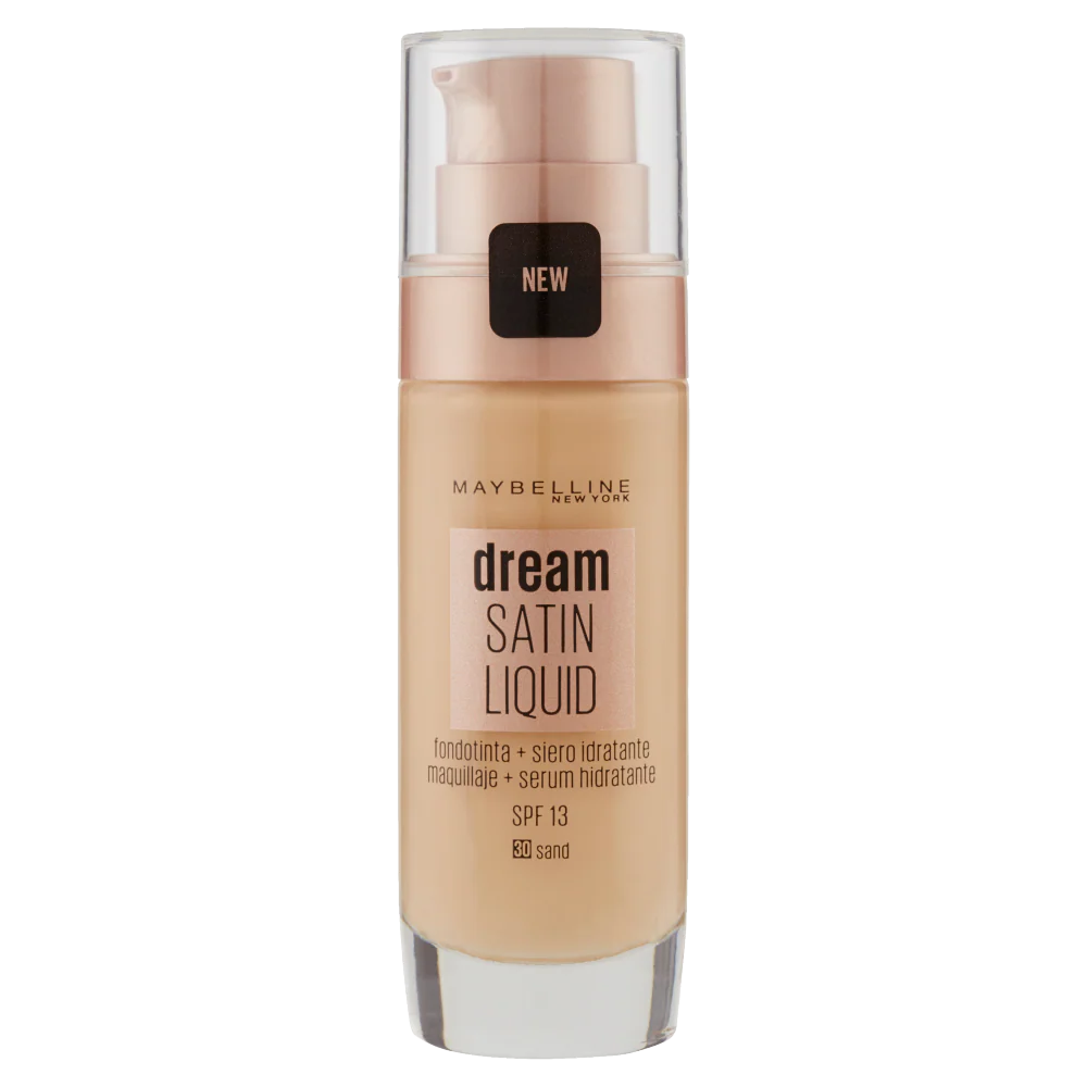 Maybelline New York Fondotinta Dream Satin Liquido 30 Sand
