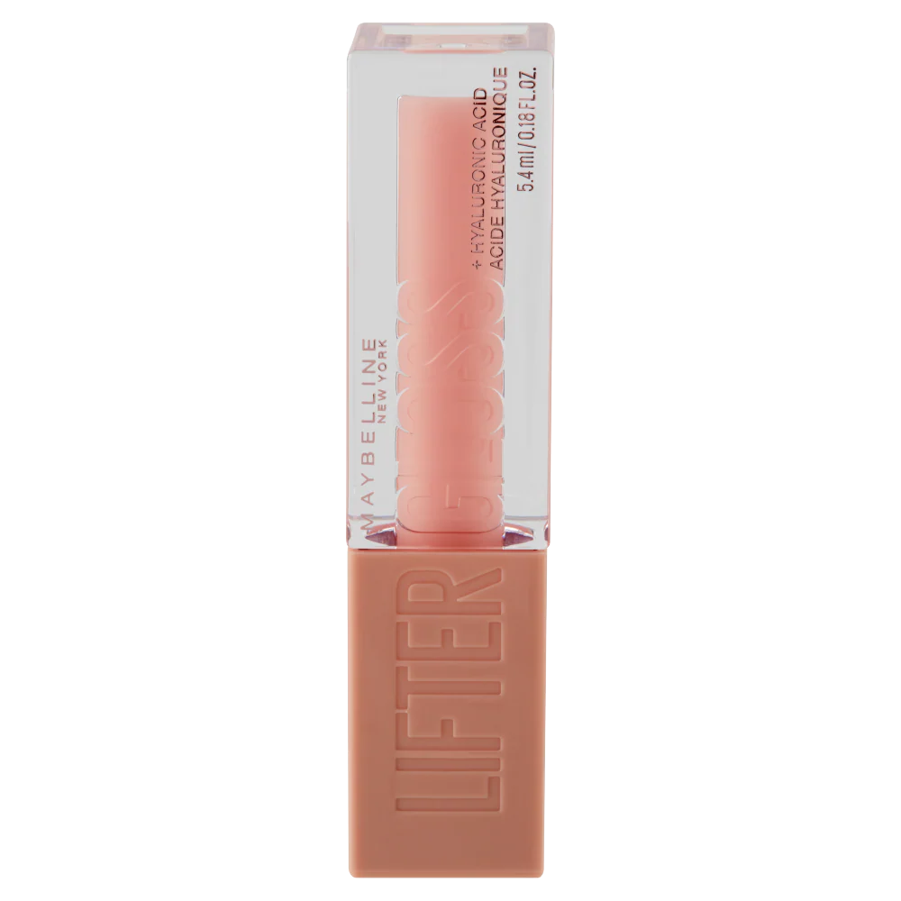 Maybelline New York Lifter Gloss, Lucidalabbra con acido ialuronico, Ice (002), 5,4 ml - Image 2