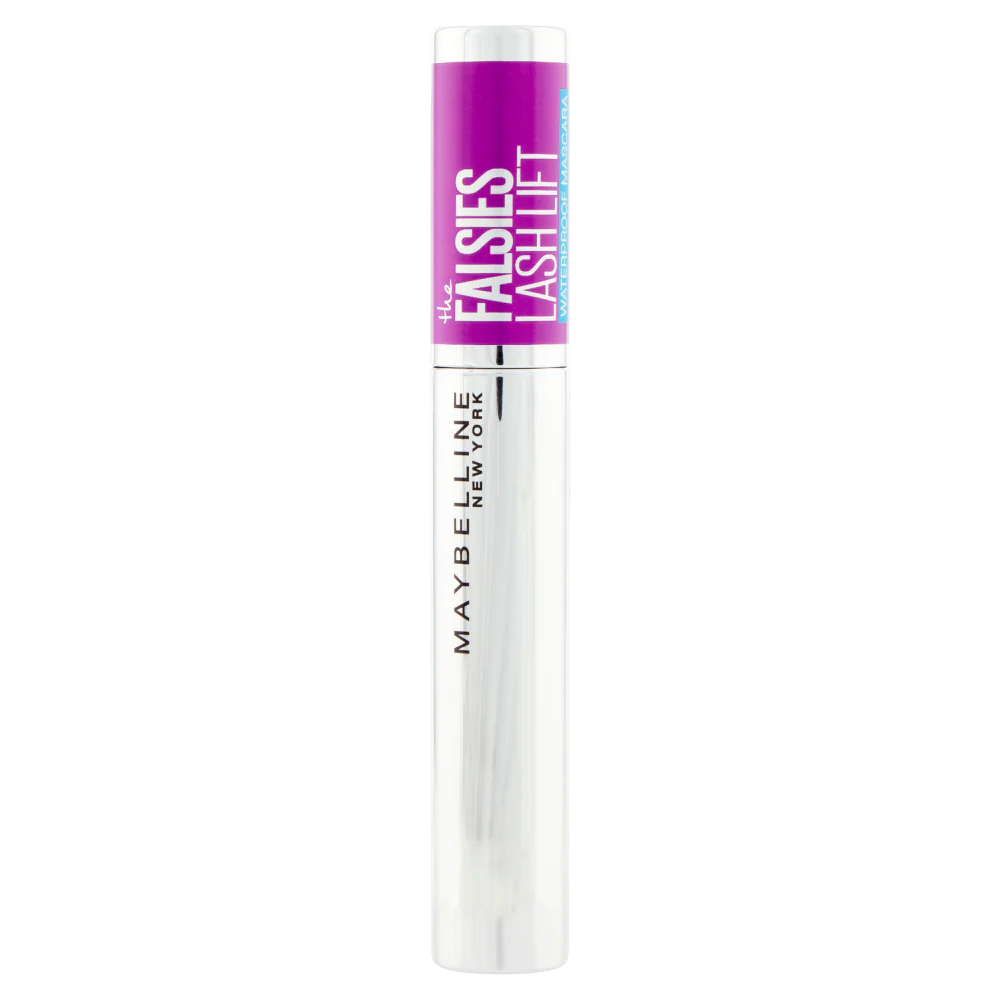Maybelline New York Mascara Waterproof Falsies Lash Lift, Effetto laminazione delle ciglia, Nero