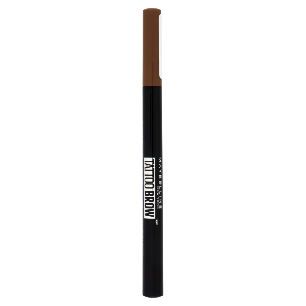 Maybelline New York Penna Sopracciglia Tattoo Brow, Risultato Definito, 130 Deep Brown