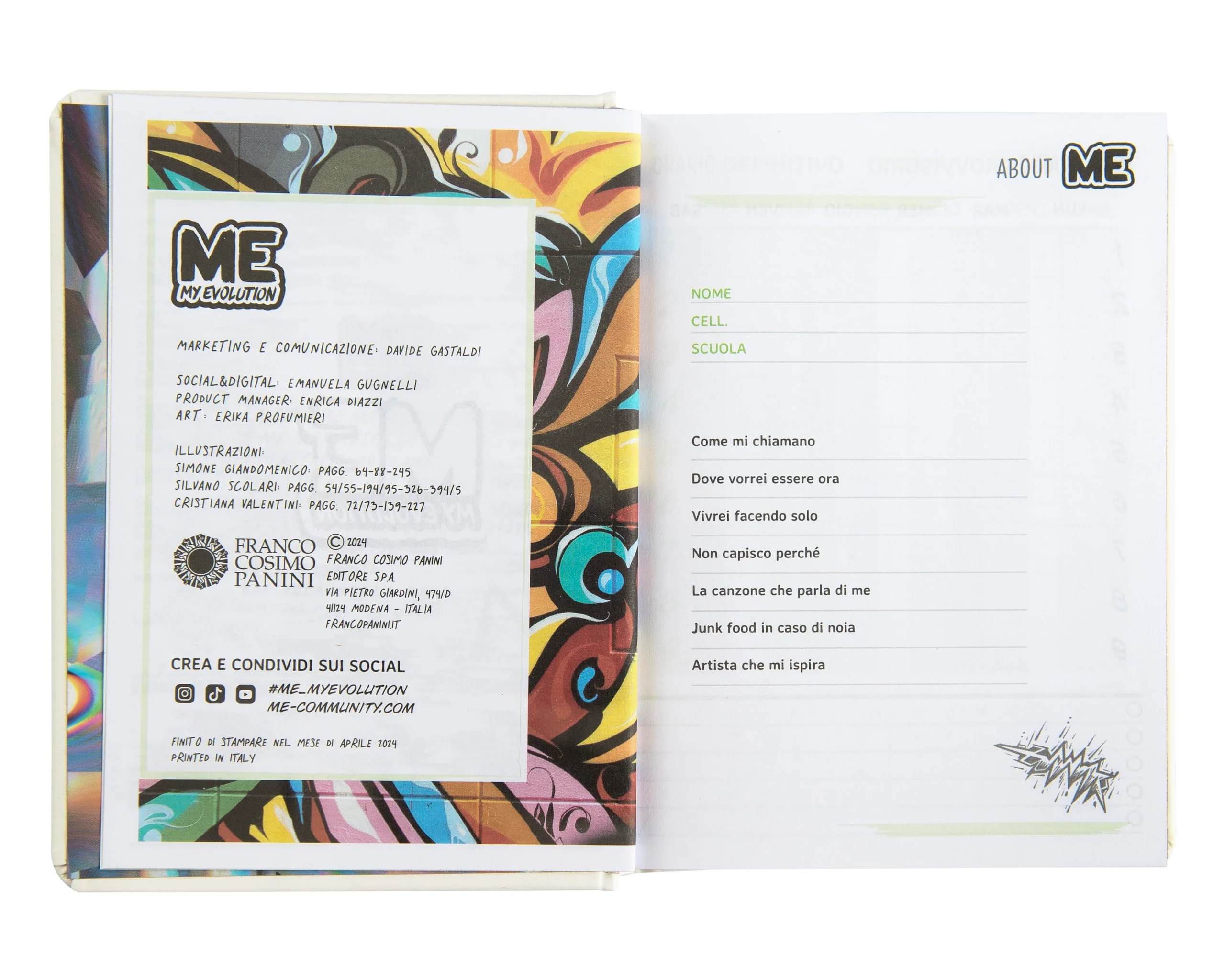 ME - Agenda Luxury Edition, Taccuino 16 Mesi Medium Giornaliero, con Copertina Morbida con Grafica in Rilievo e 512 Pagine, Ideale per Scuola Media, Superiore e Università, 12 x 16,5 cm - Image 2