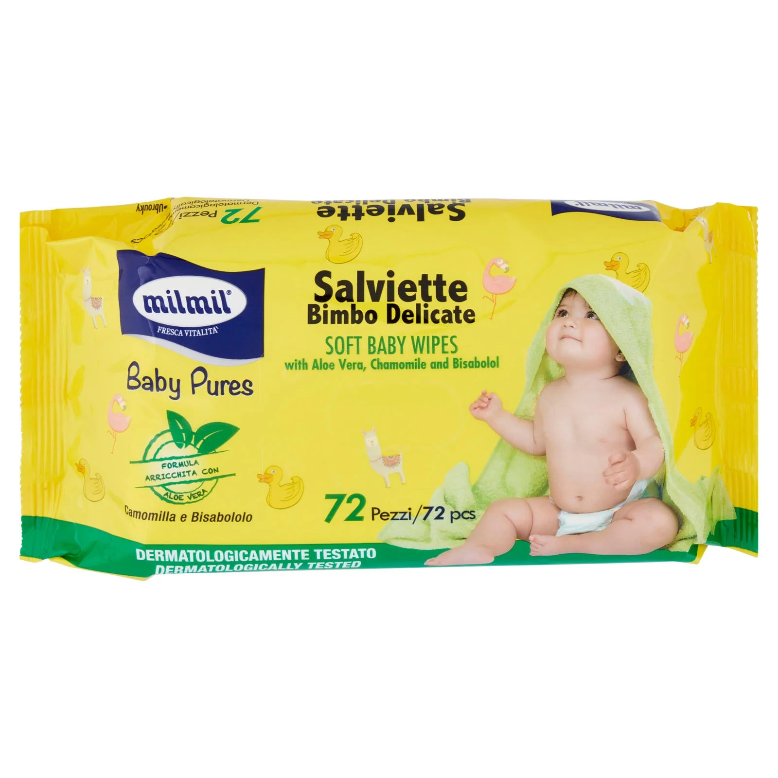 milmil Baby Pures Salviette Bimbo Delicate 72 pz - Image 2