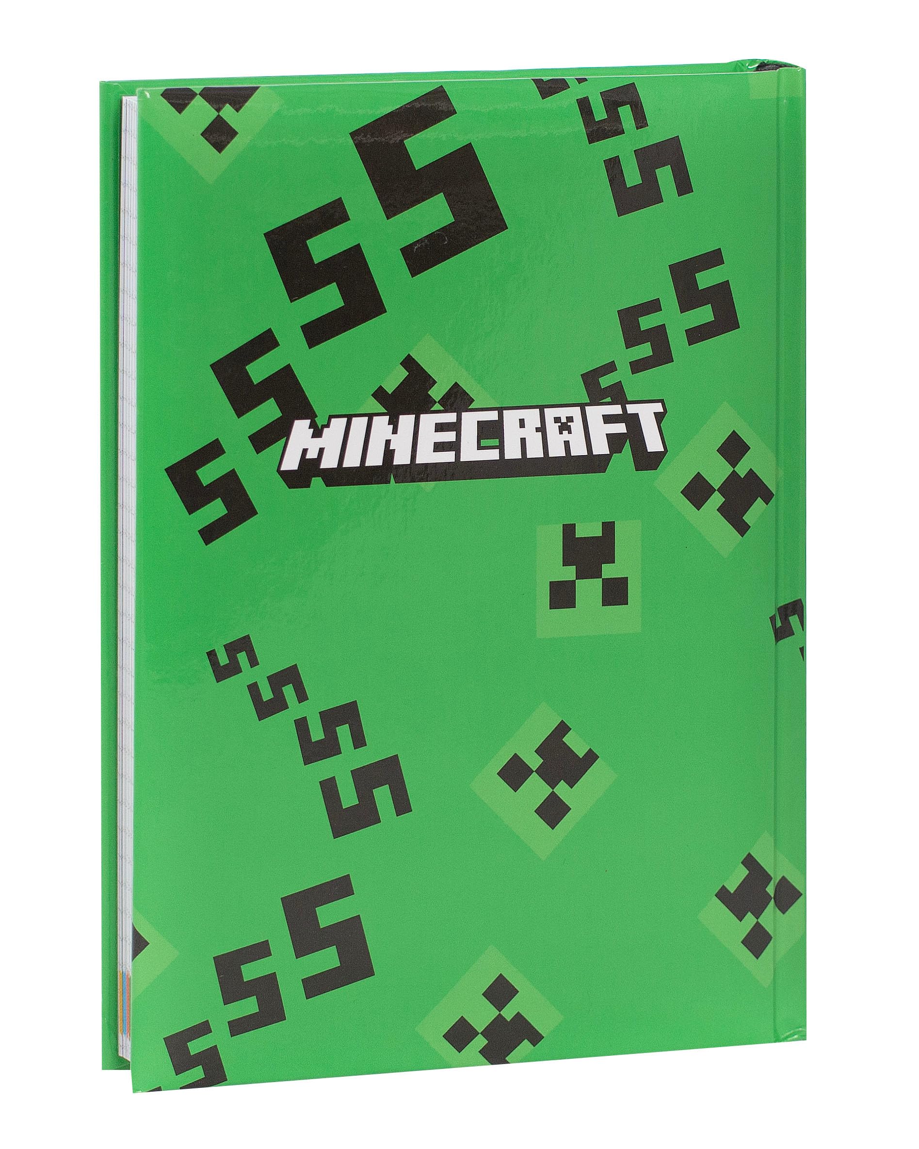 MINECRAFT - Diario Scuola, Agenda Giornaliera 12 Mesi, Copertina Imbottita, 320 Pagine, Verde Pixel - Image 6