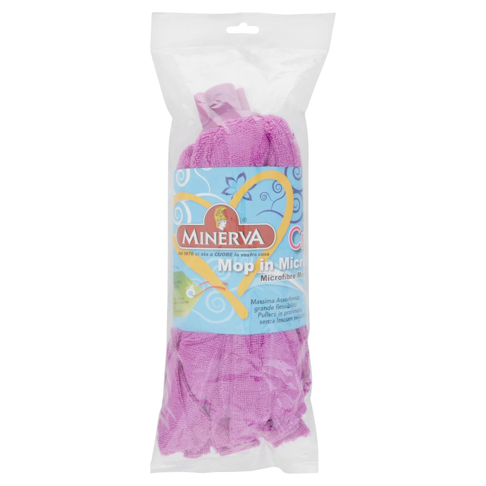 Minerva Crystal Mop in Microfibra