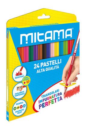 Mitama Pastelli  Triang. Laccato, mina 3.3, Scat.24 pz