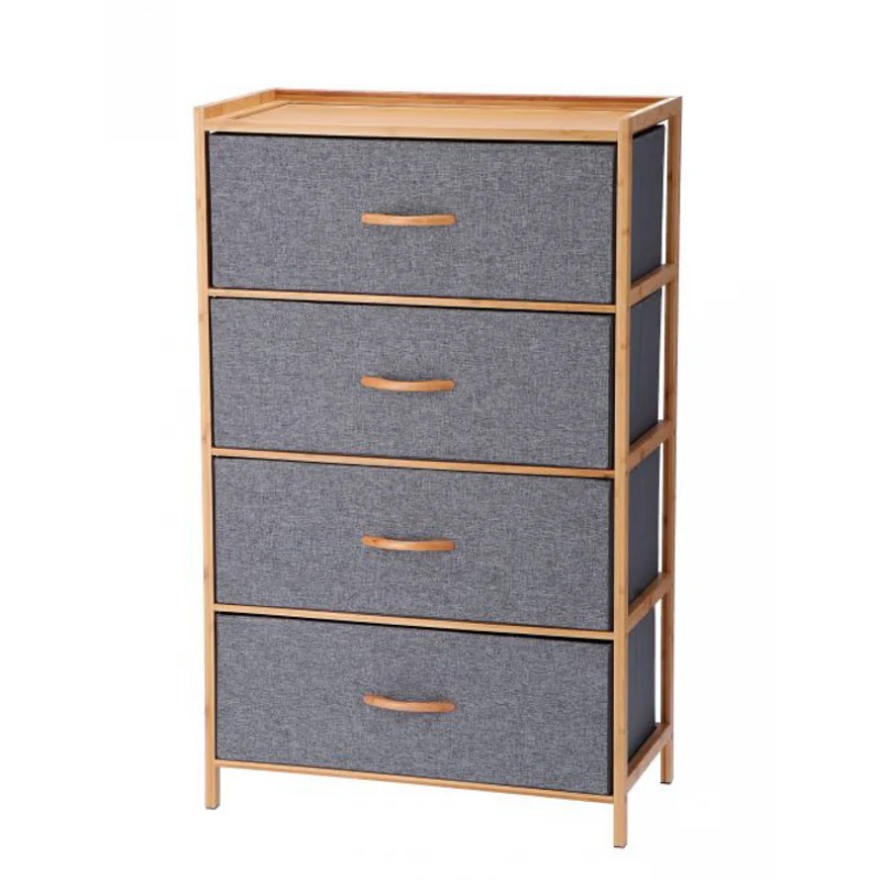 MOBILE BAMBOO 58X30XH94 CM - 4 cassetti