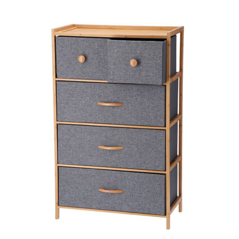 MOBILE BAMBOO 58X30XH94 CM - 5 cassetti
