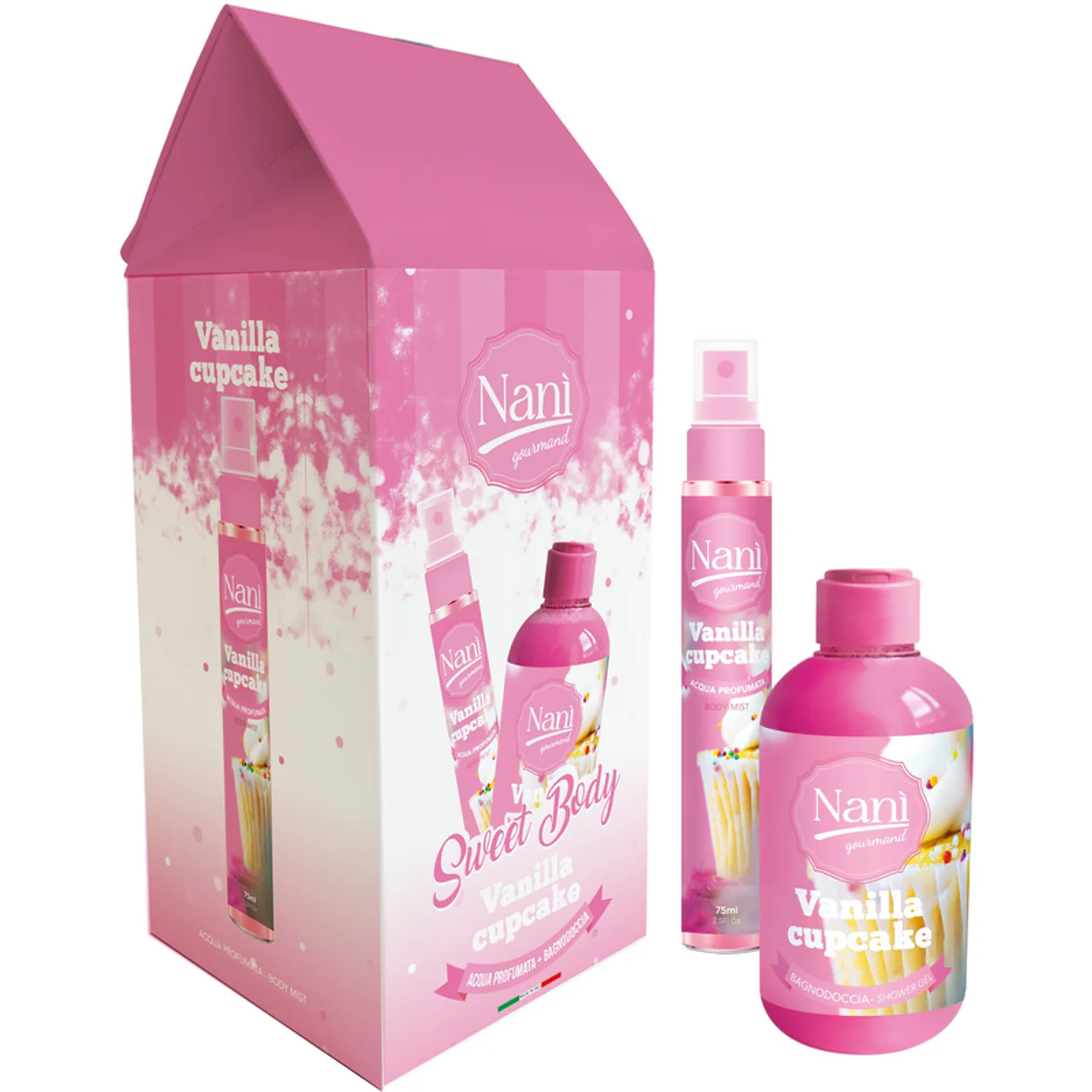 NANI' SWEET BODY VANILLA CUPCAKE ACQUA P